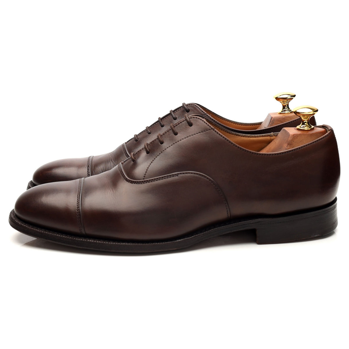 &#39;Consul&#39; Brown Leather Oxford UK 9.5 G