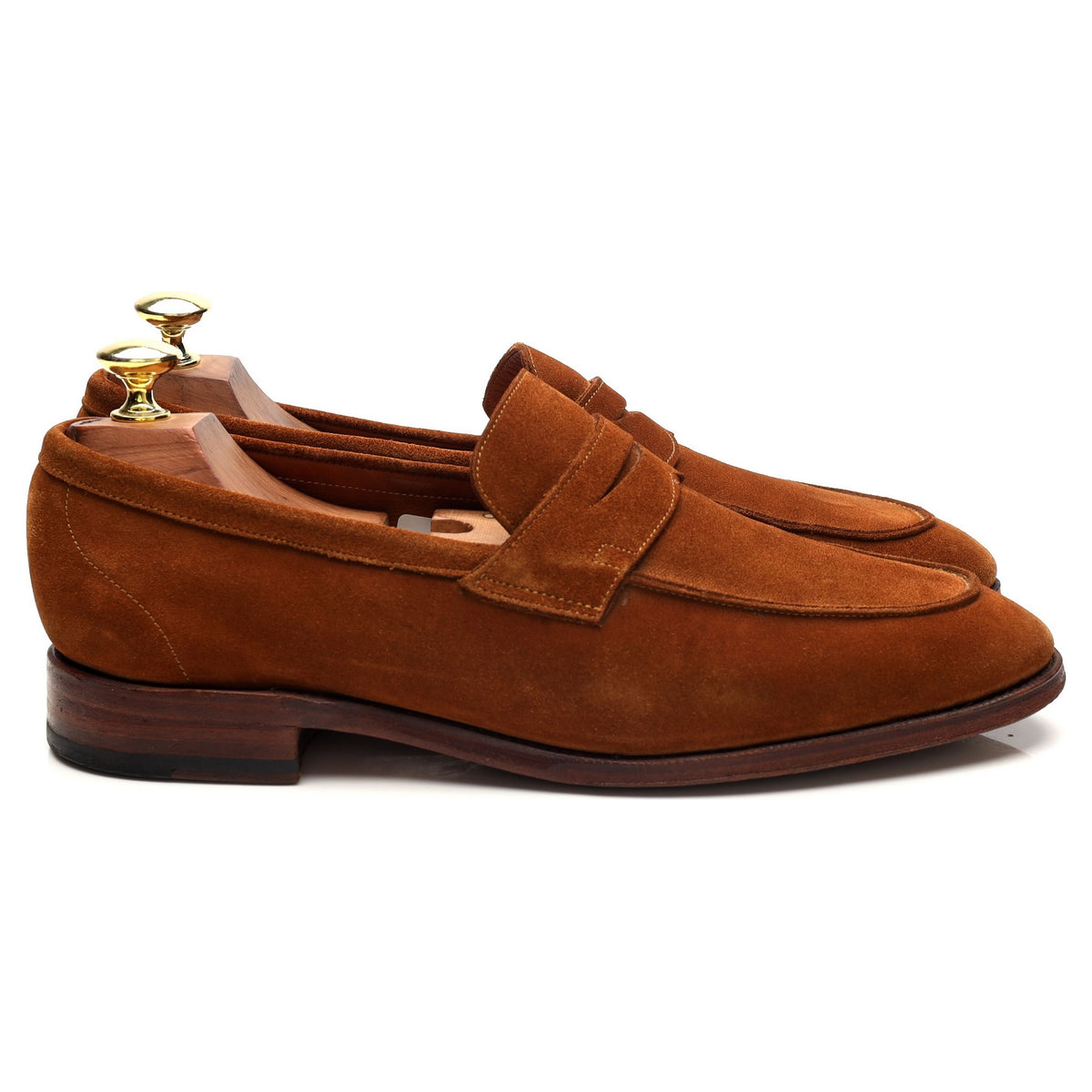 &#39;114414&#39; Snuff Brown Suede Loafers UK 7.5 E