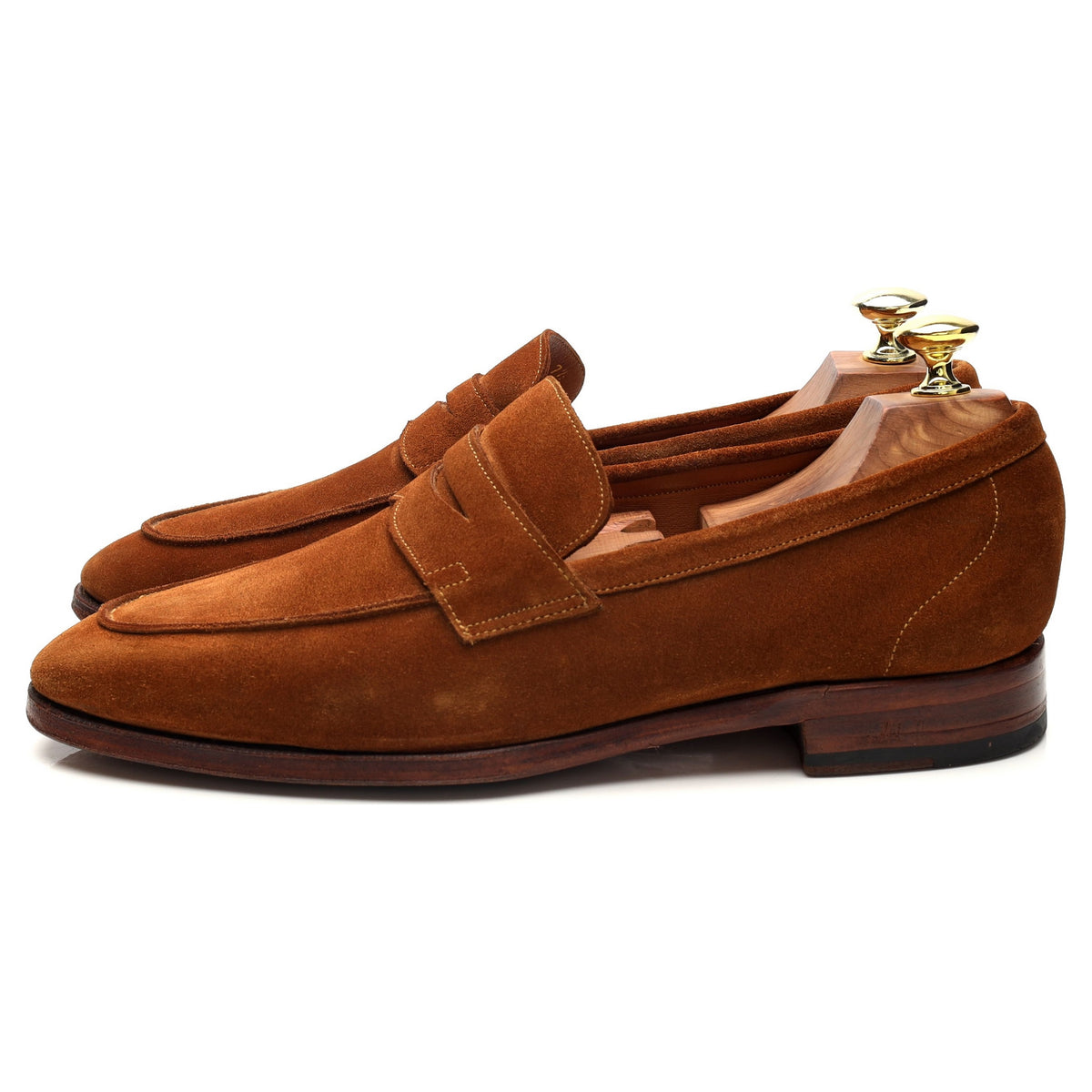 &#39;114414&#39; Snuff Brown Suede Loafers UK 7.5 E