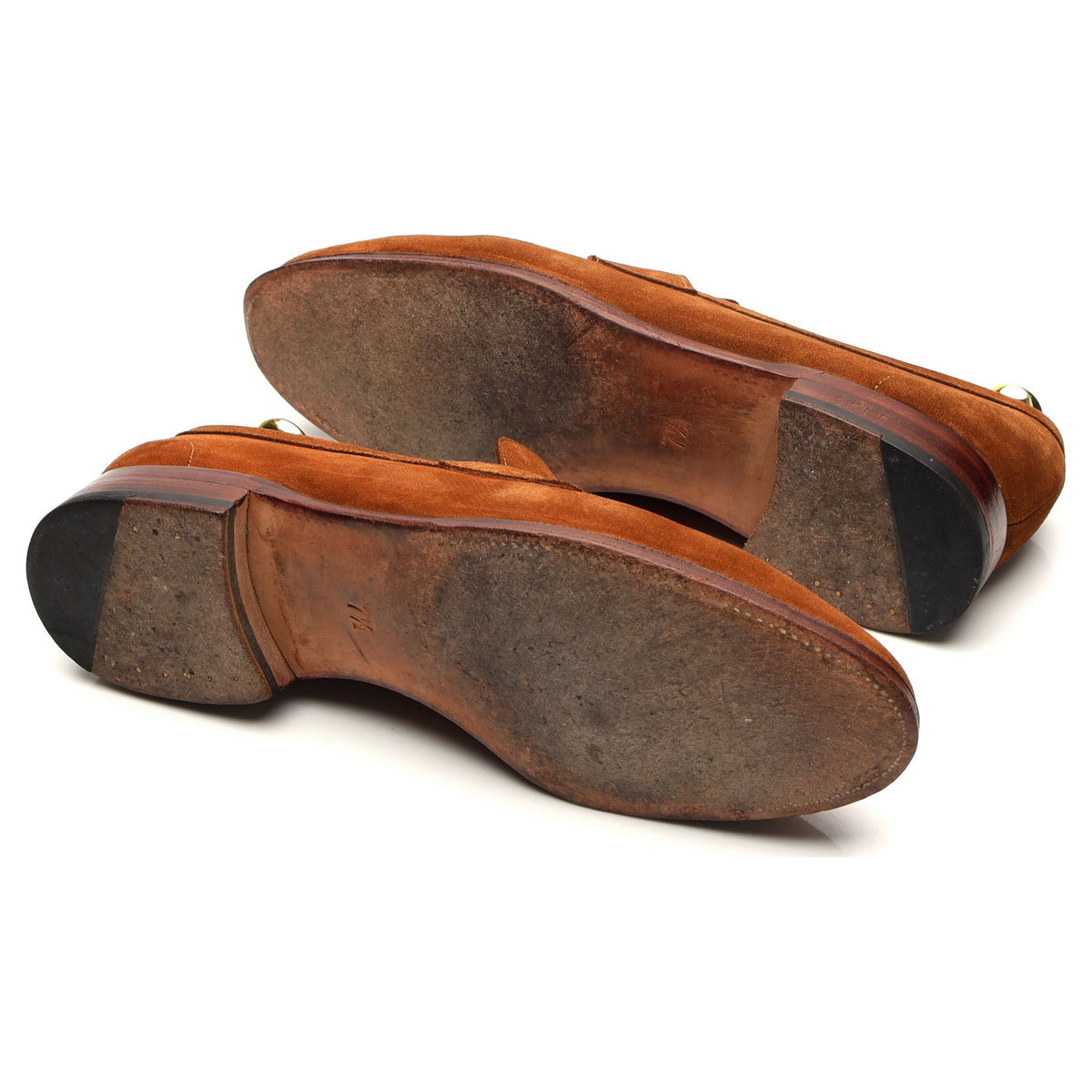 &#39;114414&#39; Snuff Brown Suede Loafers UK 7.5 E