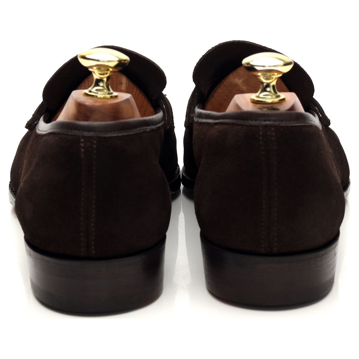 &#39;George&#39; Dark Brown Suede Loafers UK 7.5 E
