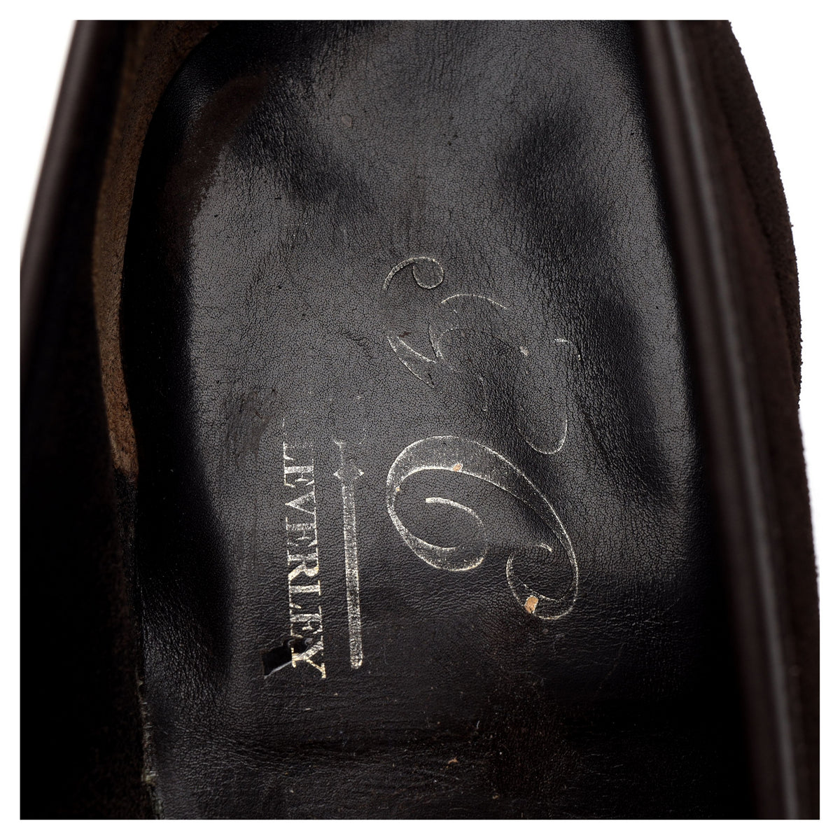 &#39;George&#39; Dark Brown Suede Loafers UK 7.5 E