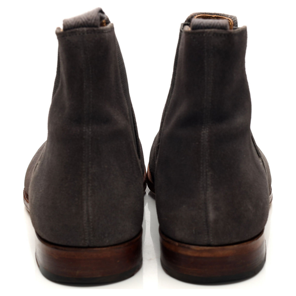 &#39;Declan&#39; Grey Suede Chelsea Boots UK 12 F