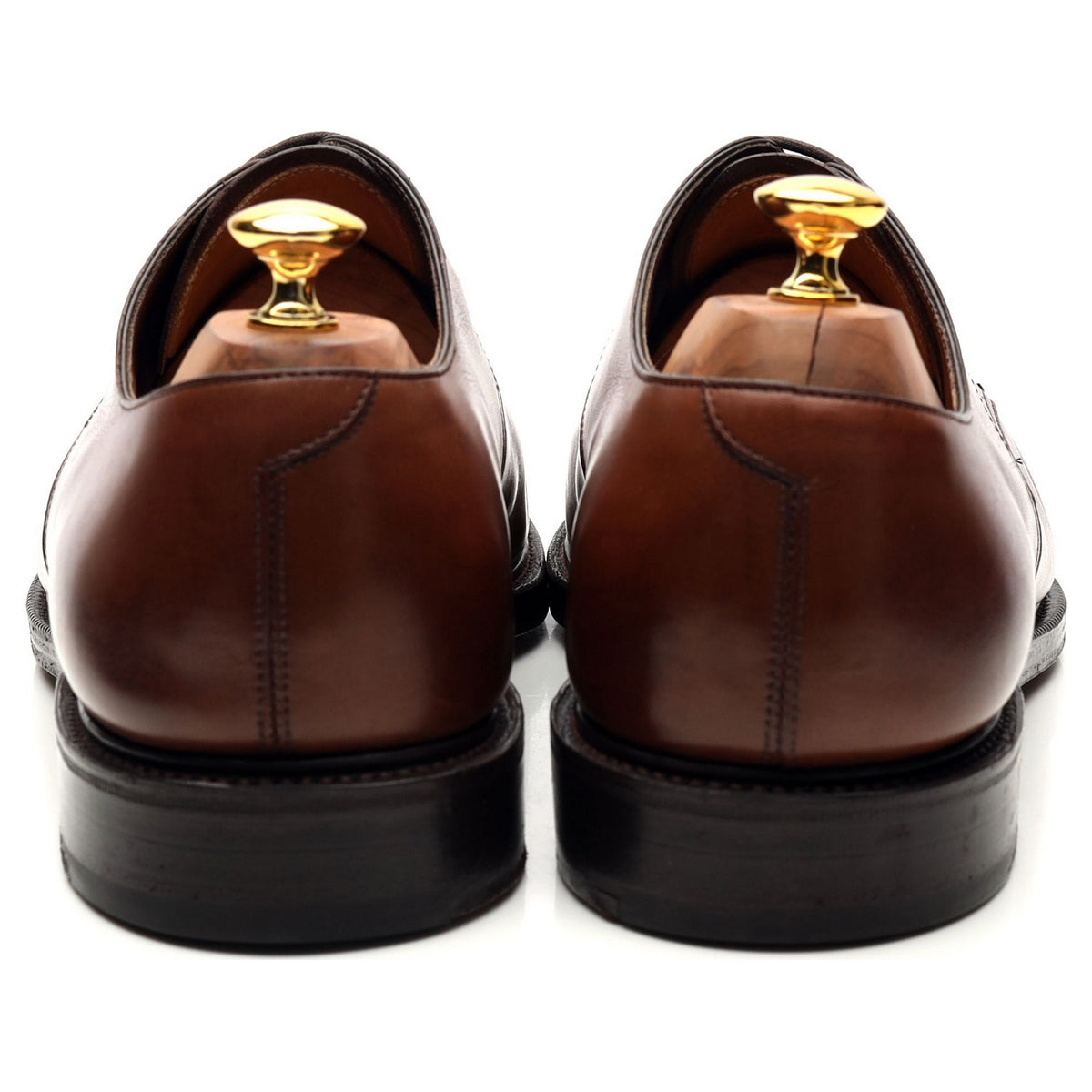 &#39;Dundee&#39; Dark Brown Leather Derby UK 11 F