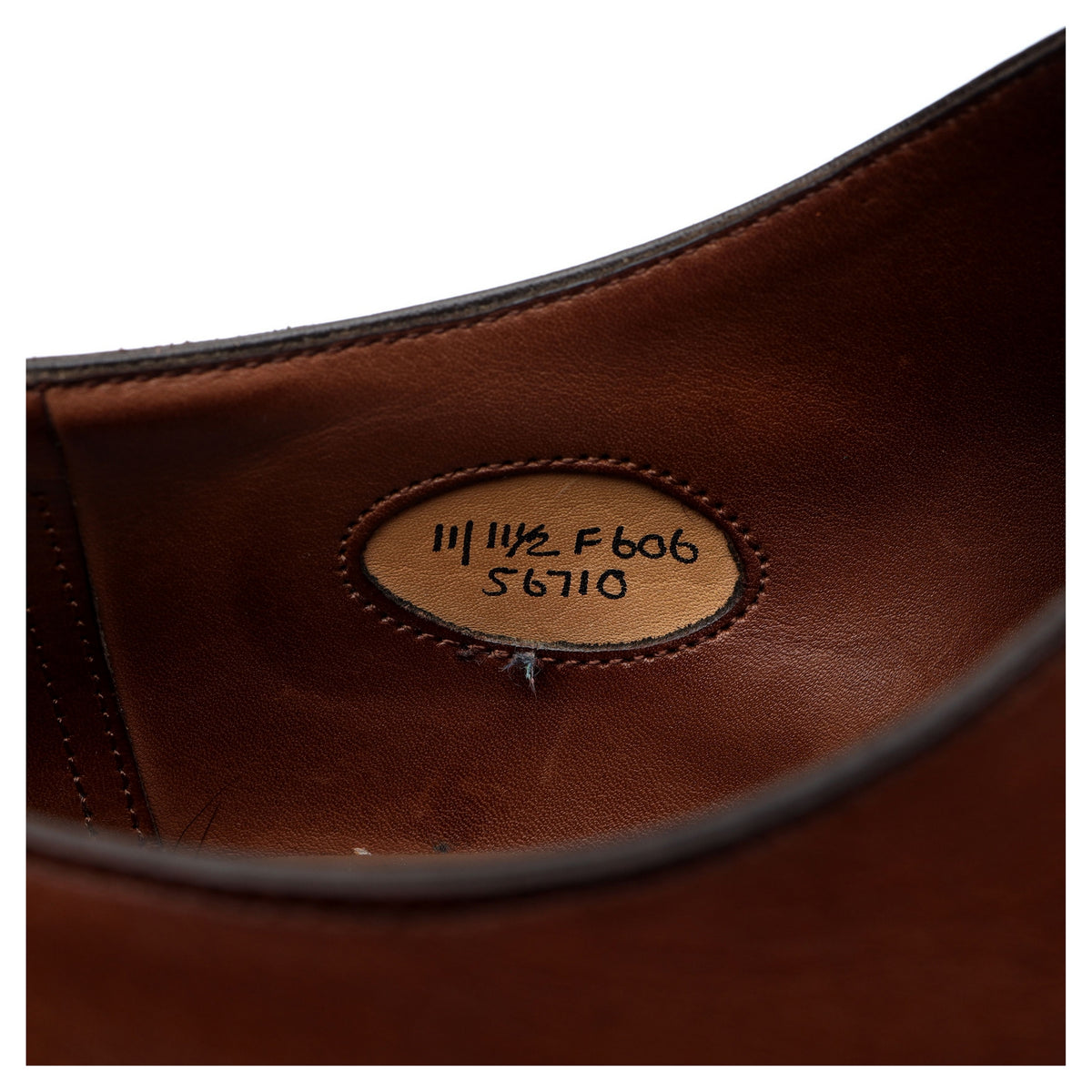 &#39;Dundee&#39; Dark Brown Leather Derby UK 11 F