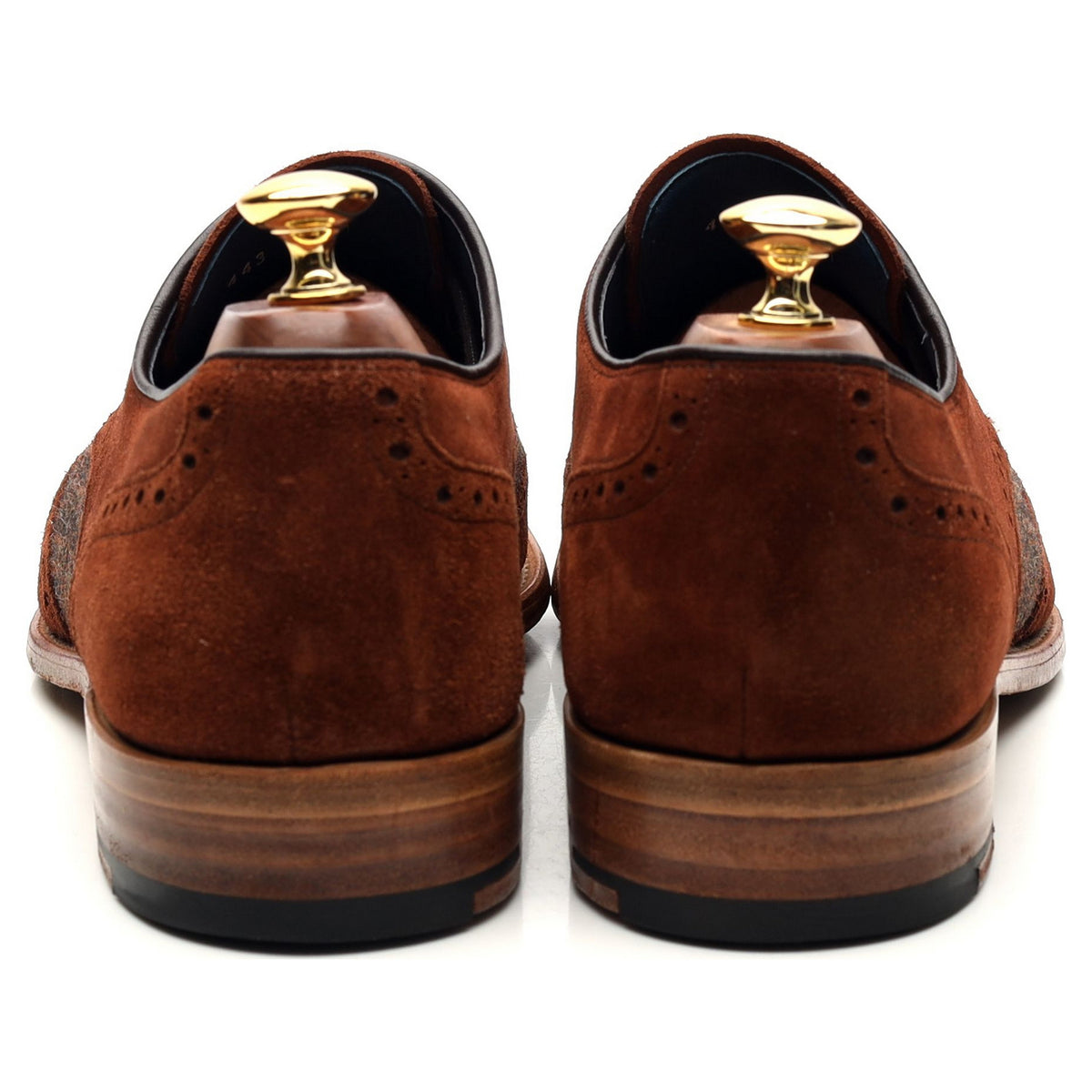 &#39;Jackson&#39; Brown Leather Derby UK 9 F