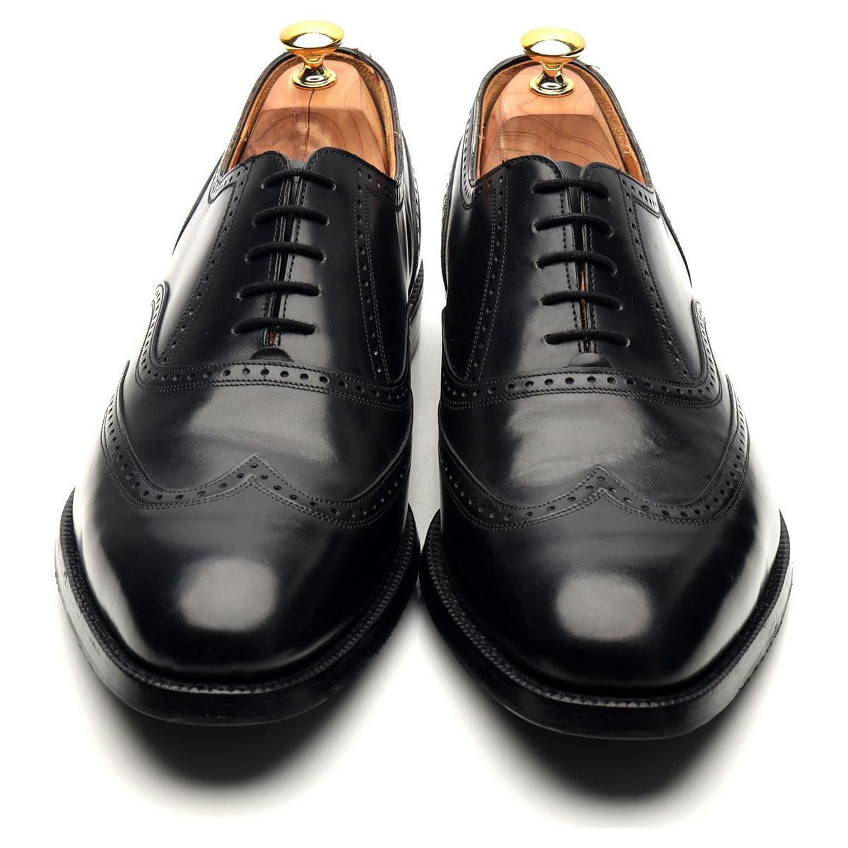 &#39;Bodmin&#39; Black Leather Oxford UK 11.5 G