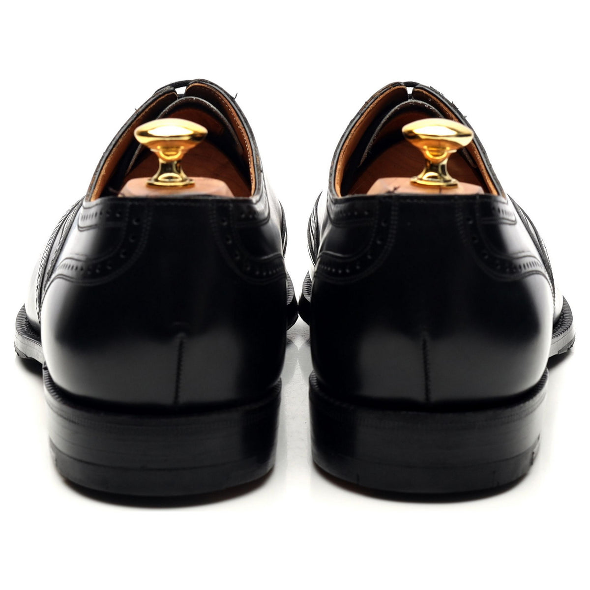 &#39;Bodmin&#39; Black Leather Oxford UK 11.5 G