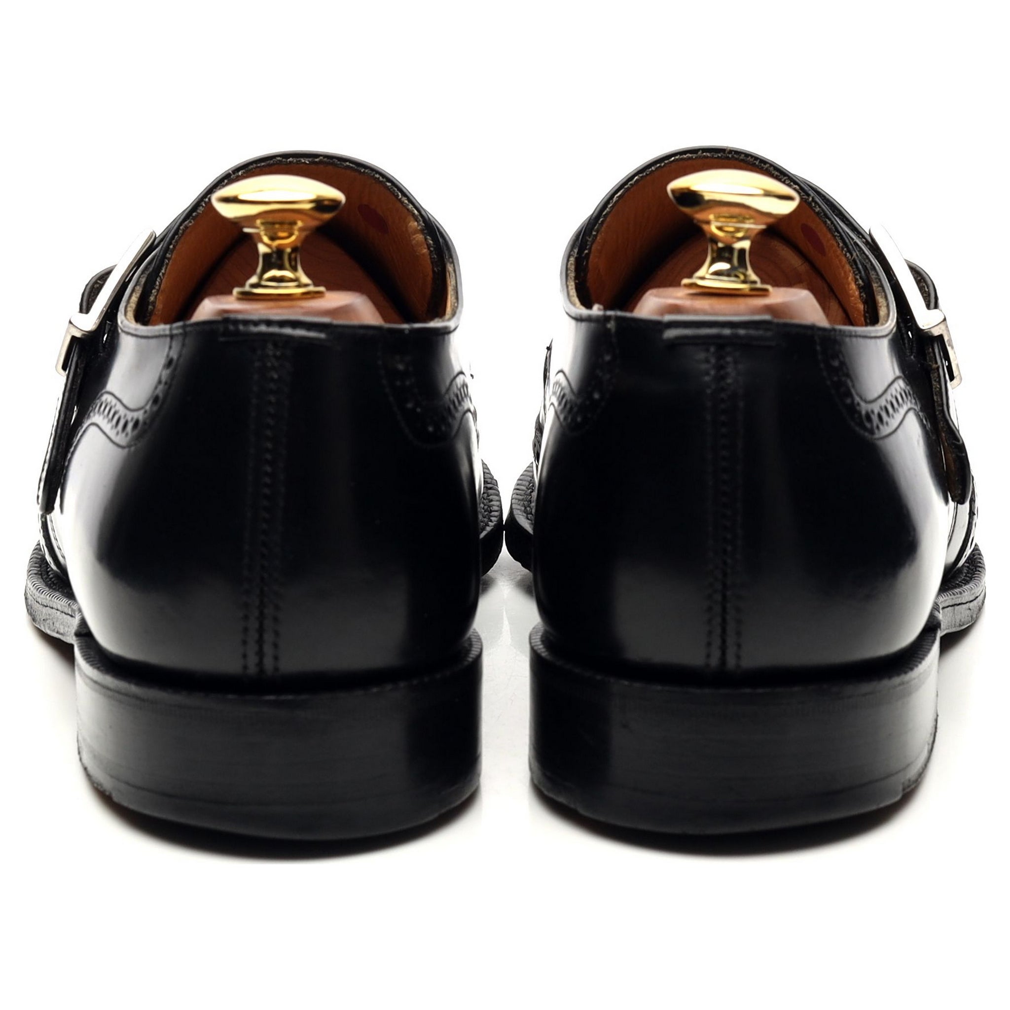 靴 Church's PICCADILLY Piccadilly' Black Leather Monk Strap UK 6.5 G - Abbot's Shoes