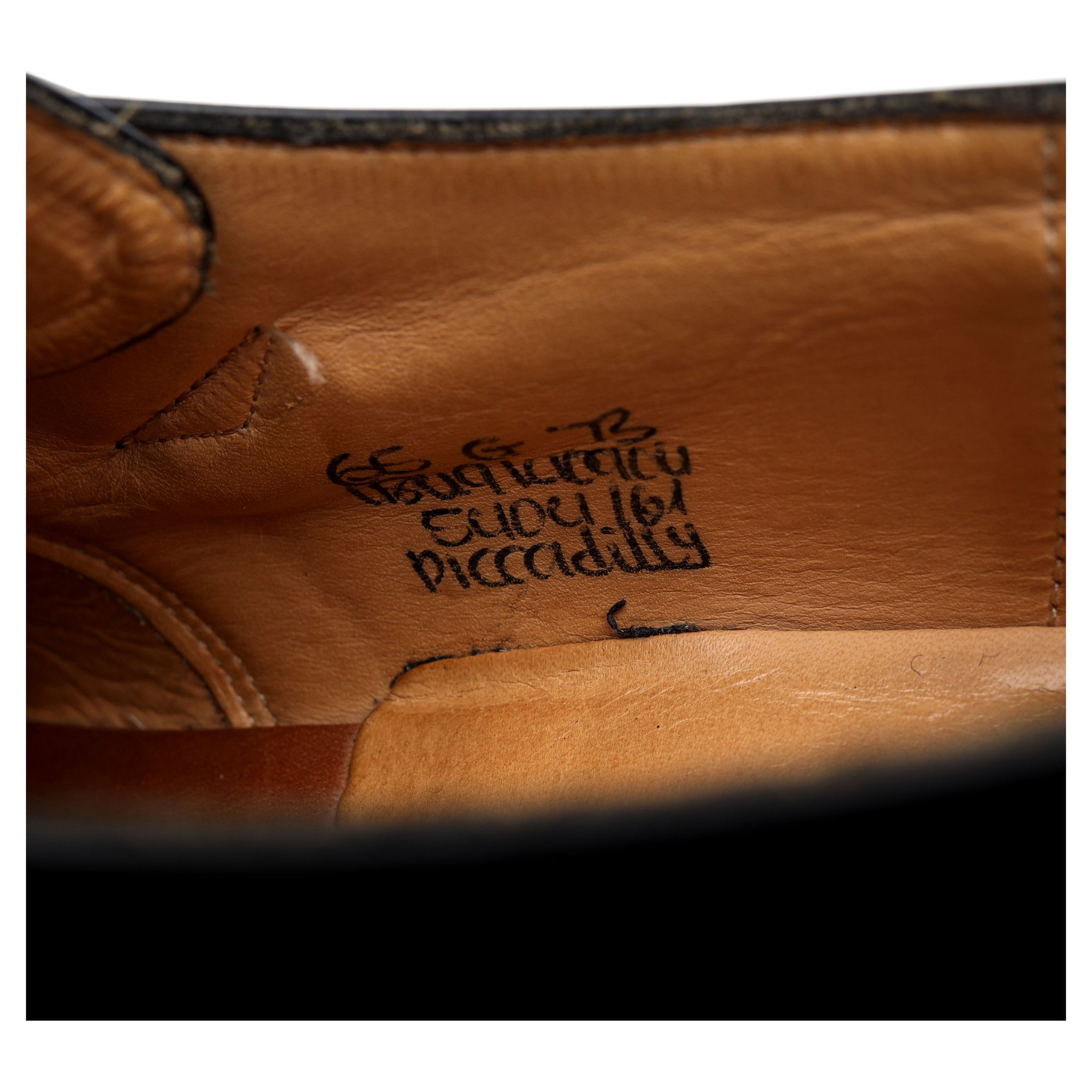 靴 Church's PICCADILLY Piccadilly' Black Leather Monk Strap UK 6.5 G - Abbot's Shoes