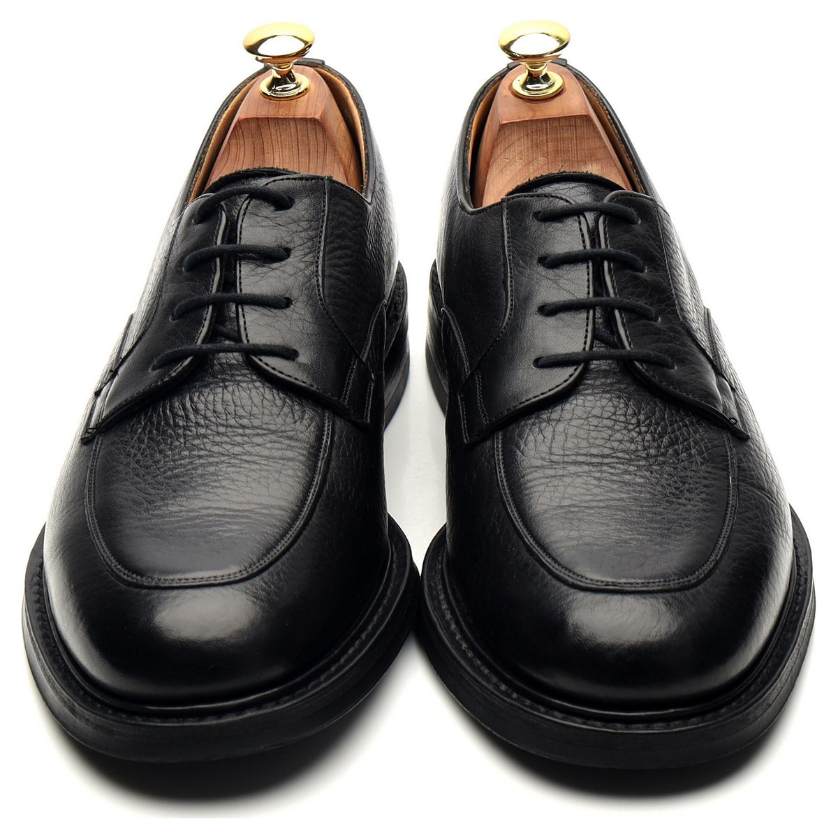 &#39;Canwick&#39; Black Leather Derby UK 8 F