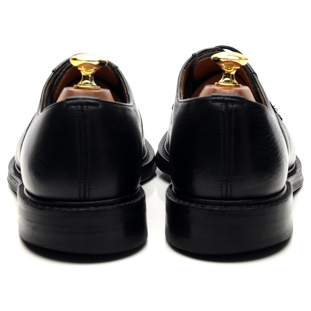 &#39;Canwick&#39; Black Leather Derby UK 8 F