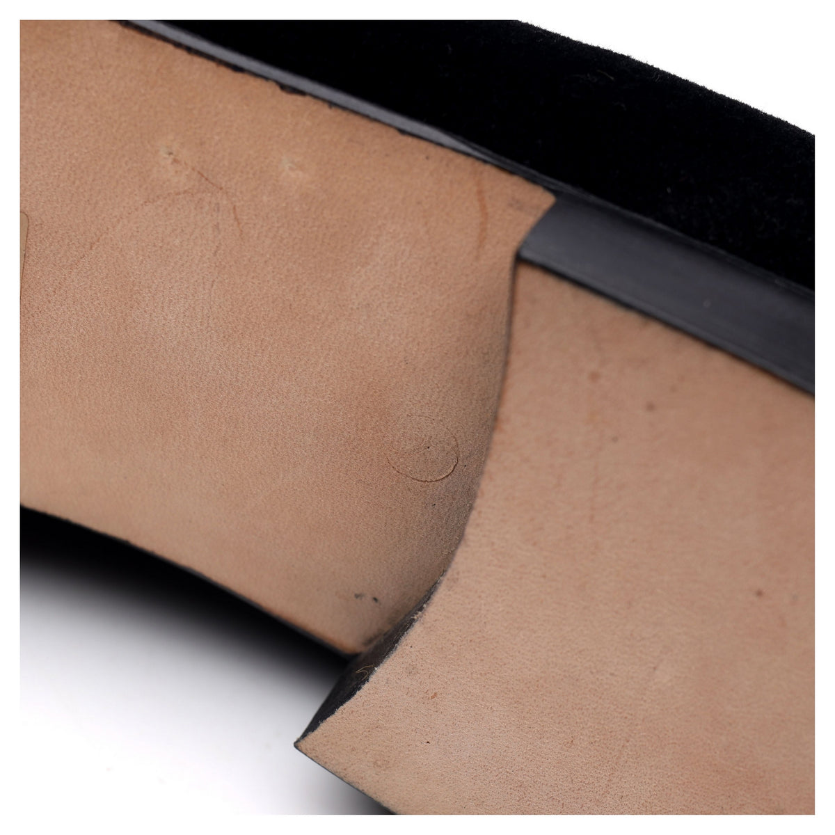&#39;Sovereign&#39; Black Velvet Slippers UK 9.5 F