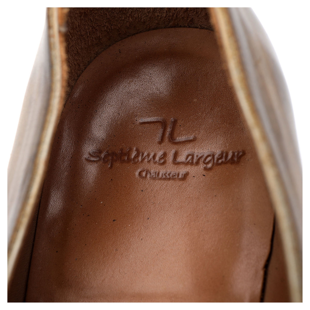 &#39;Miro&#39; Tan Brown Patina Leather Loafers UK 8.5