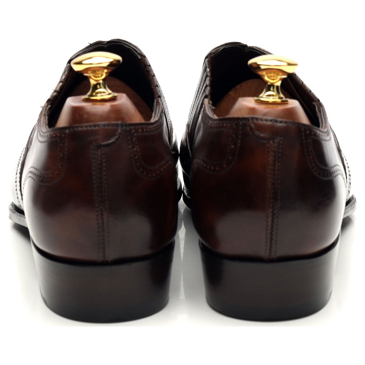 Anthony Cleverley &#39;Churchill 2&#39; Dark Brown Museum Leather Lazyman Slip On UK 8 E