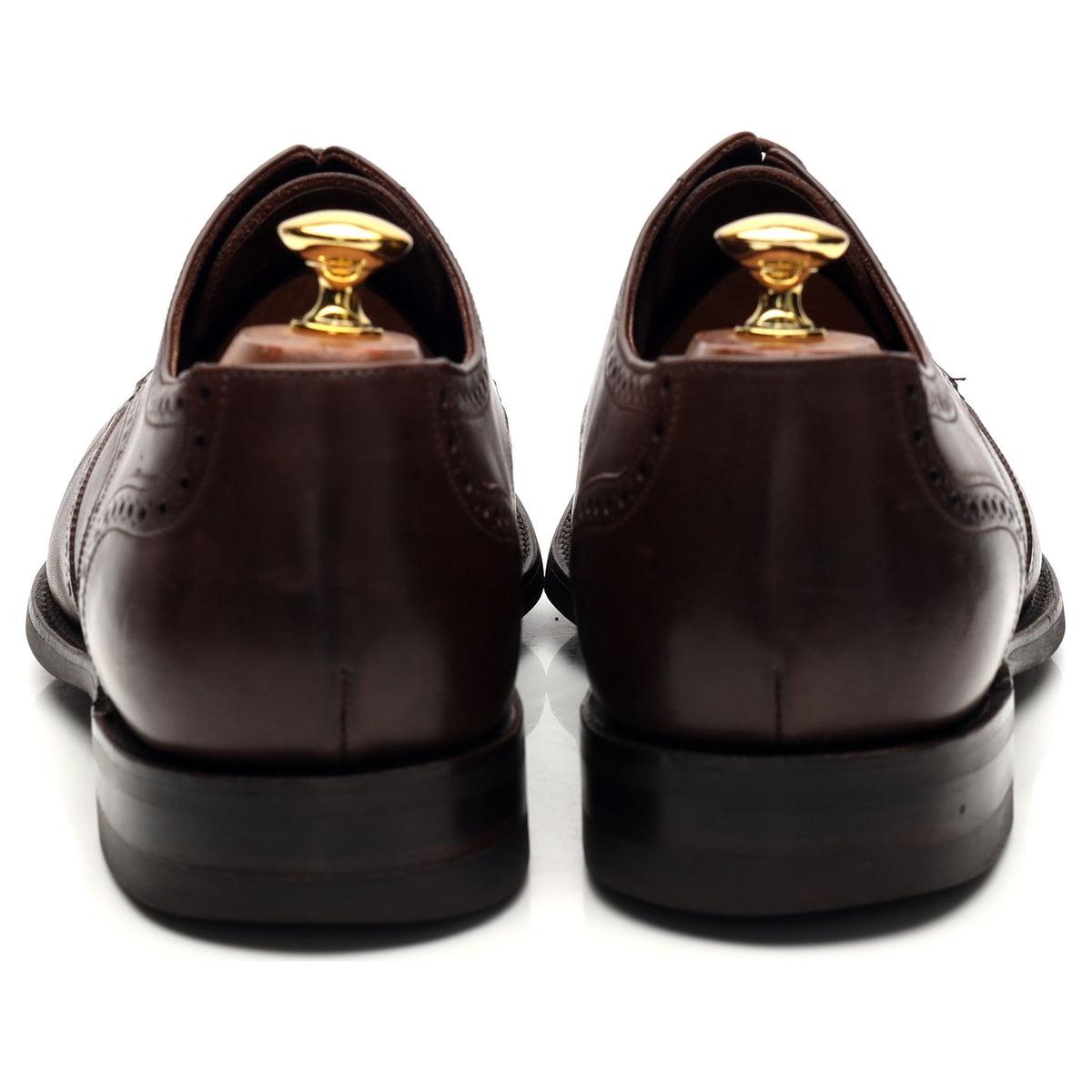 1880 &#39;Wembley&#39; Brown Leather Derby Brogues UK 9.5 G