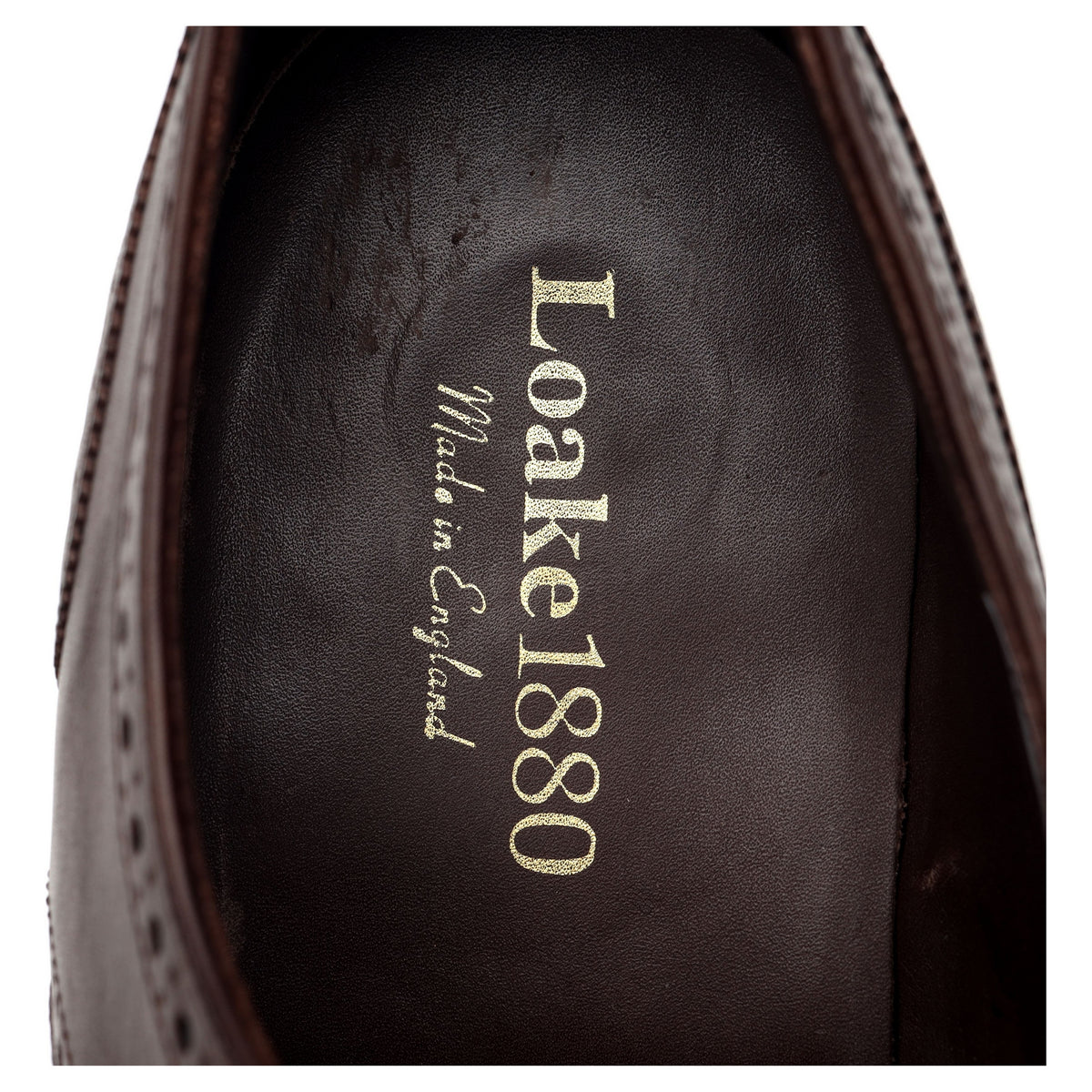 1880 &#39;Wembley&#39; Brown Leather Derby Brogues UK 9.5 G