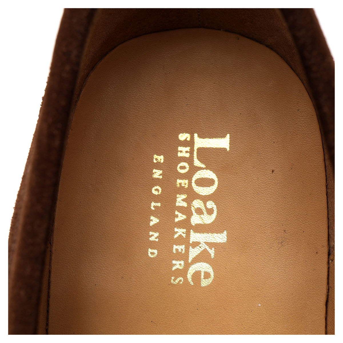 &#39;Eton&#39; Snuff Brown Suede Loafers UK 10.5 F