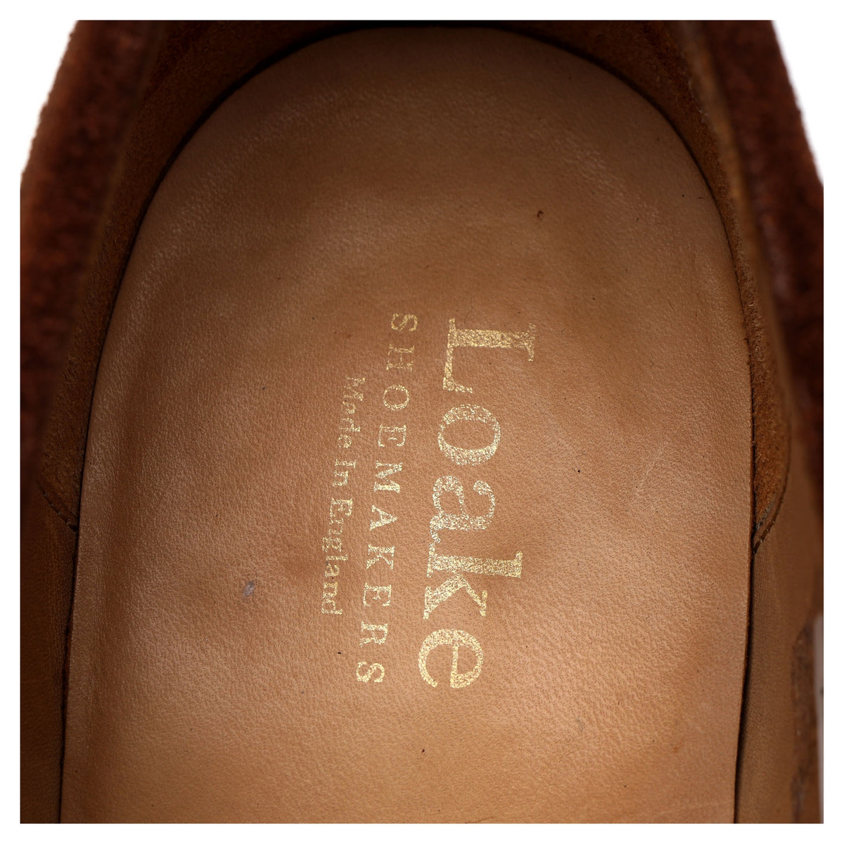 &#39;Eton&#39; Brown Suede Loafers UK 8 F