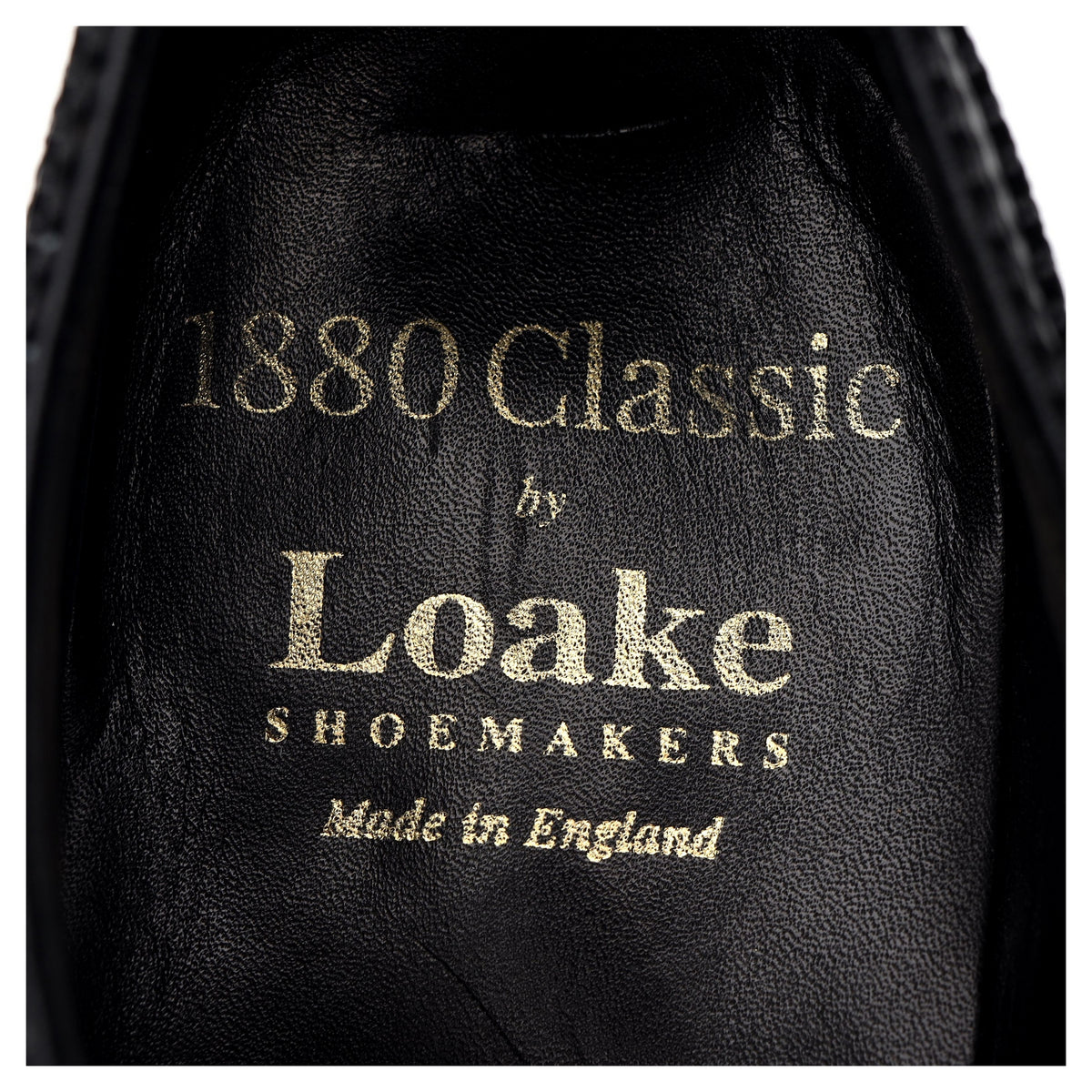 1880 &#39;Evans&#39; Black Leather Oxford UK 7 F