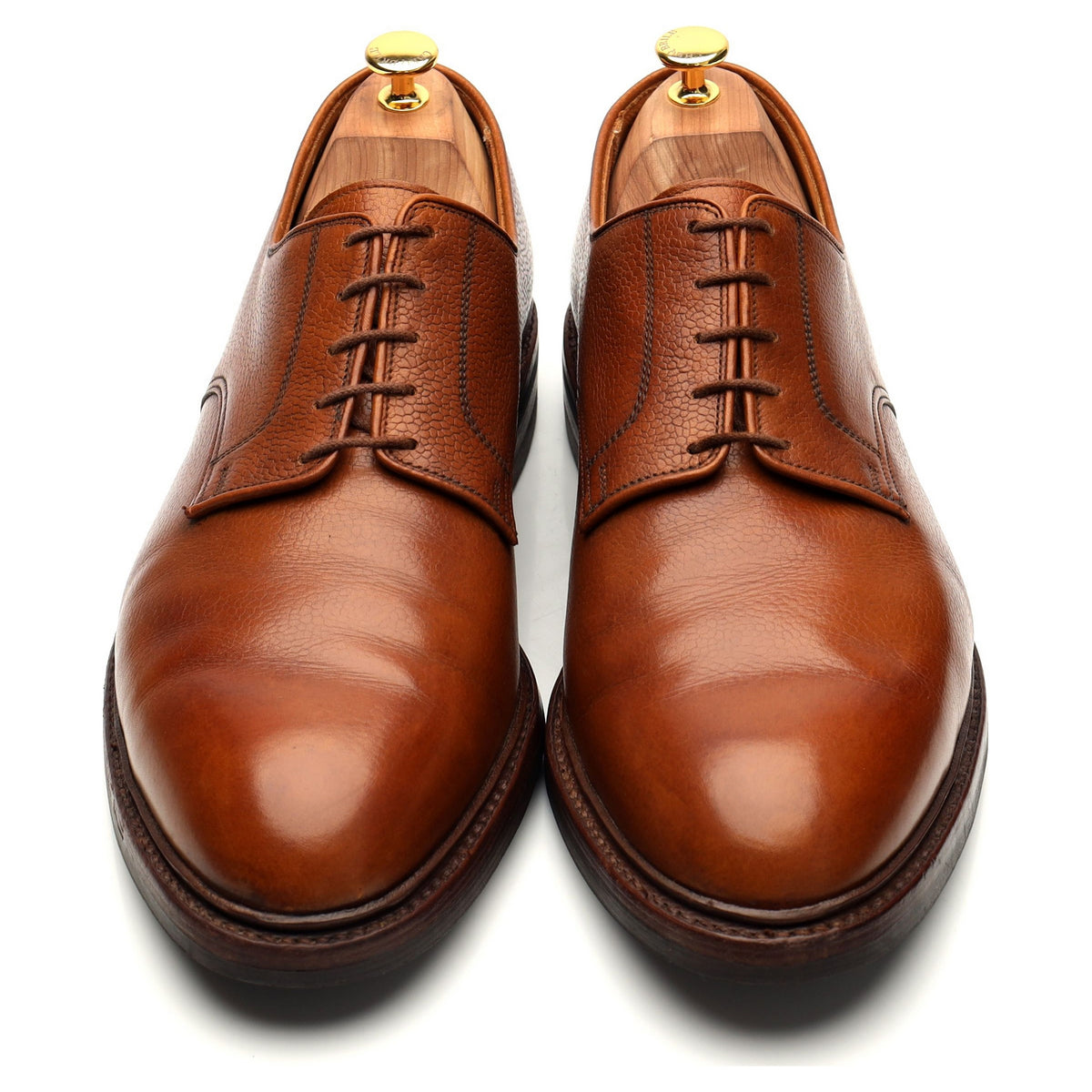 &#39;Grasmere&#39; Tan Brown Leather Derby UK 13 E
