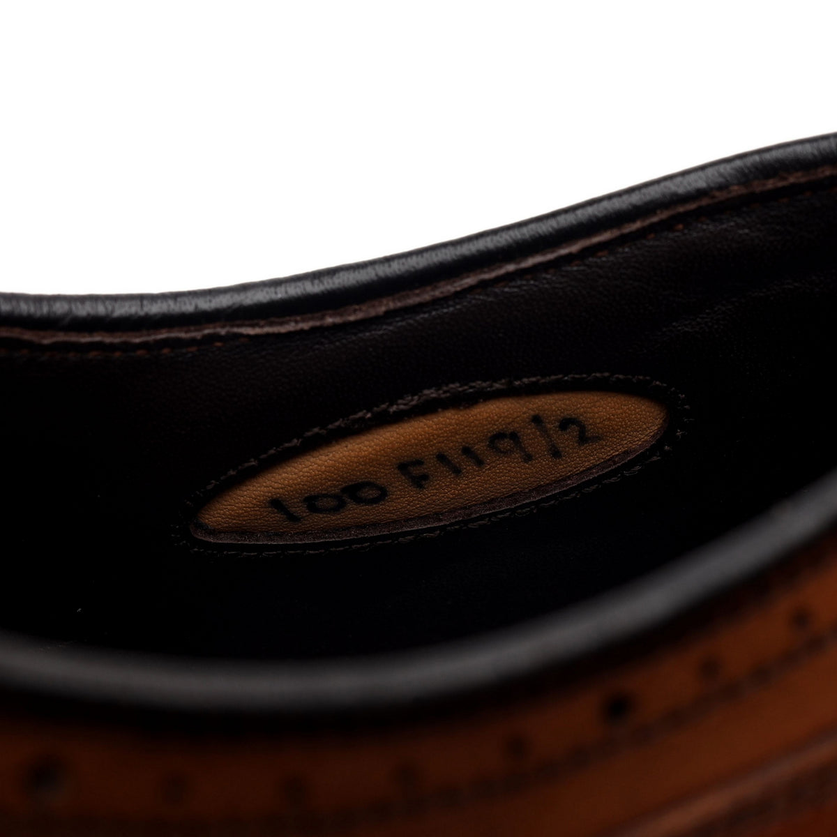 &#39;Taunton&#39; Brown Leather Cap Toe Derby UK 10 F