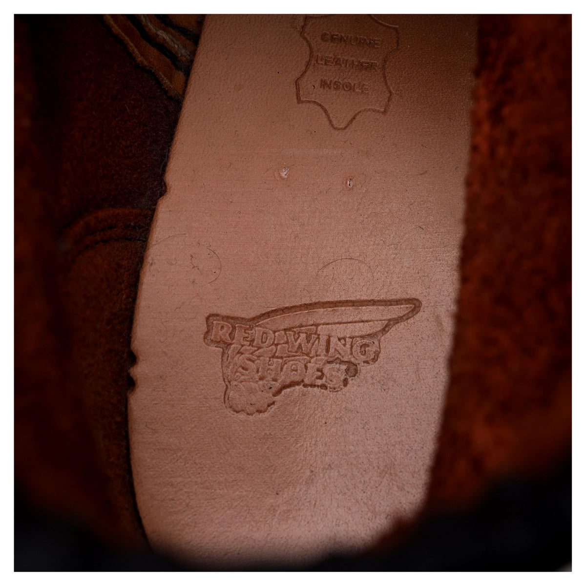 &#39;8146&#39; Tan Brown Leather Moc Toe Boots UK 7 US 8 D
