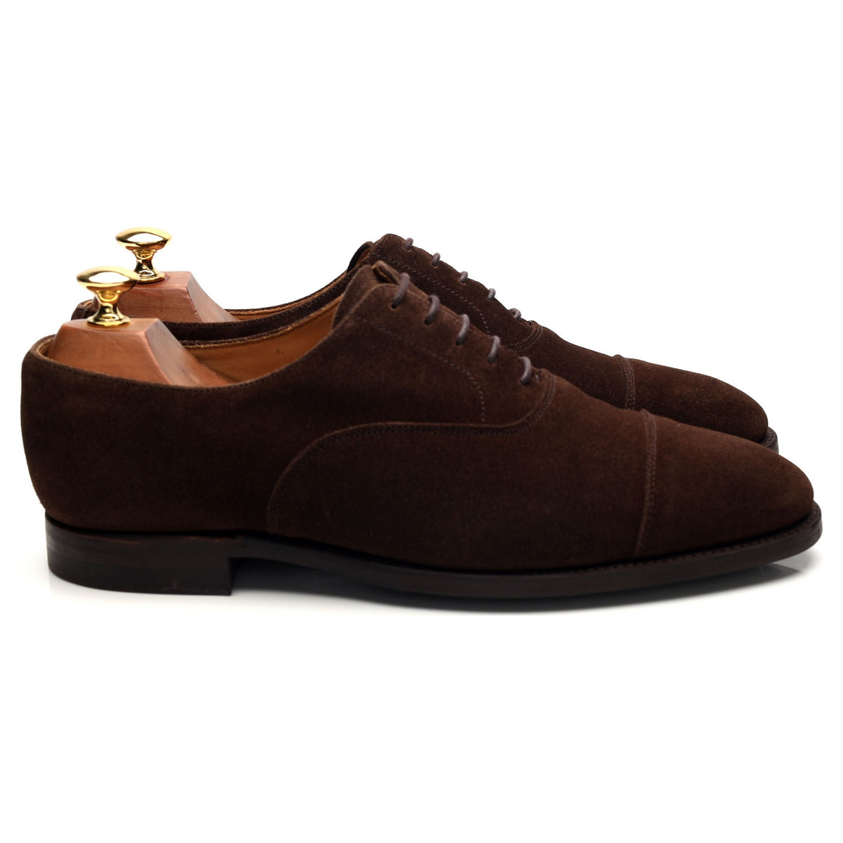 &#39;Connaught&#39; Dark Brown Suede Oxford UK 8 E
