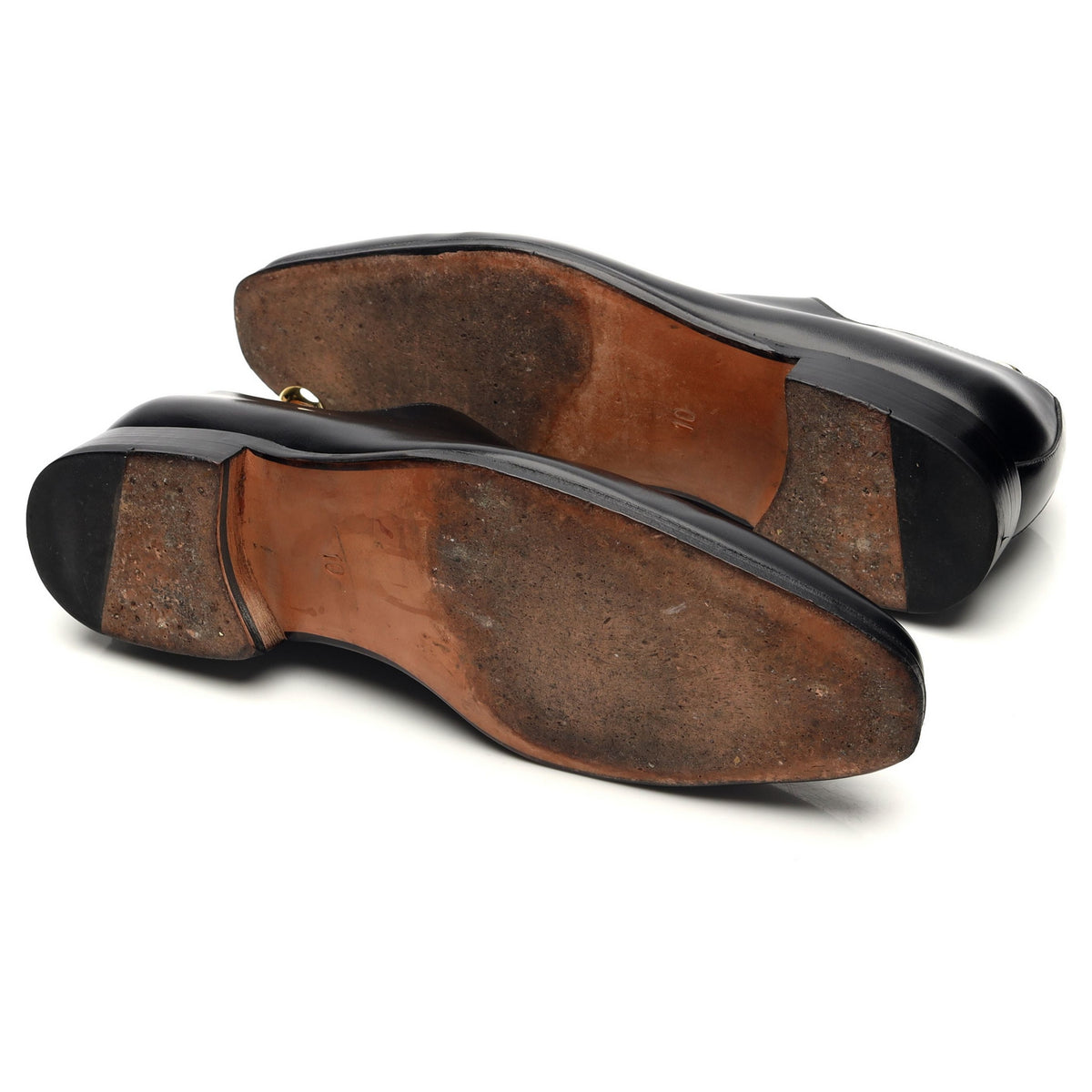 &#39;101540&#39; Black Leather Wholecut Oxford UK 10