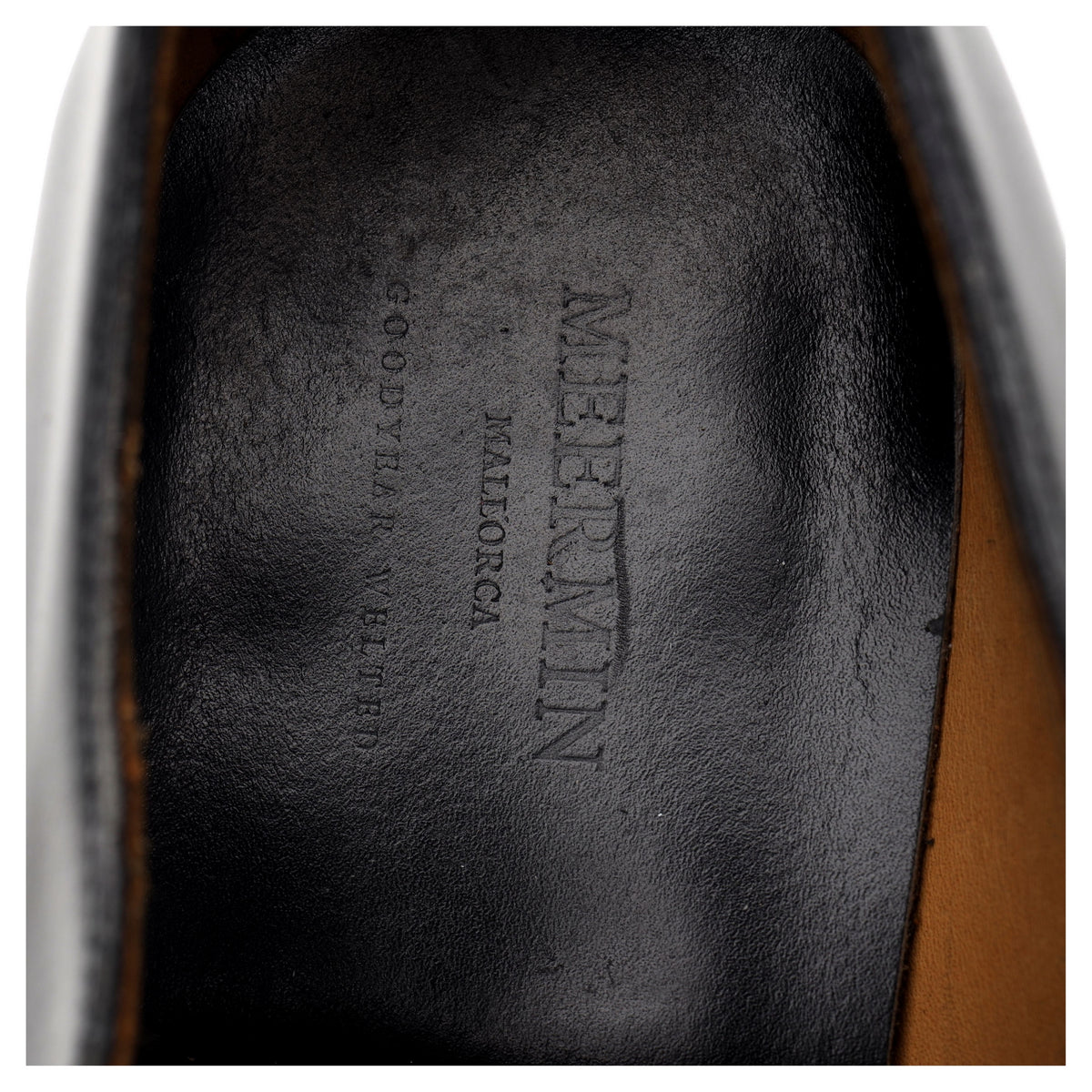 &#39;101540&#39; Black Leather Wholecut Oxford UK 10