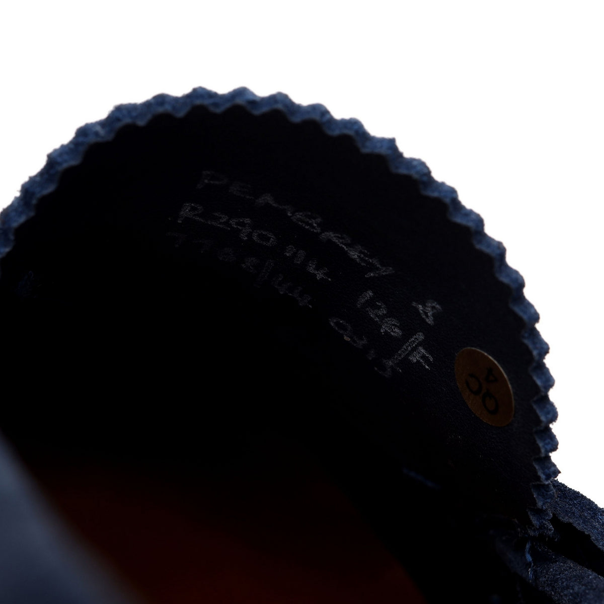 &#39;Pembrey&#39; Navy Blue Suede Loafers UK 8 F
