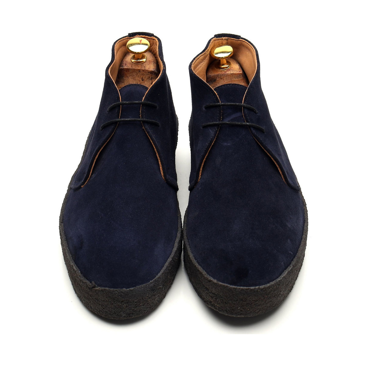 Herring &#39;Mustang&#39; Navy Blue Suede Chukka Boots UK 8.5