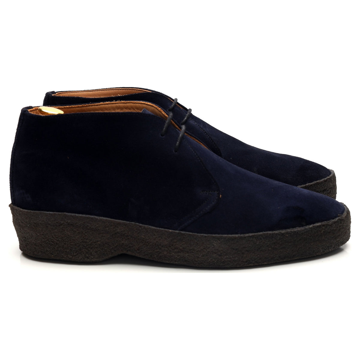 Herring &#39;Mustang&#39; Navy Blue Suede Chukka Boots UK 8.5