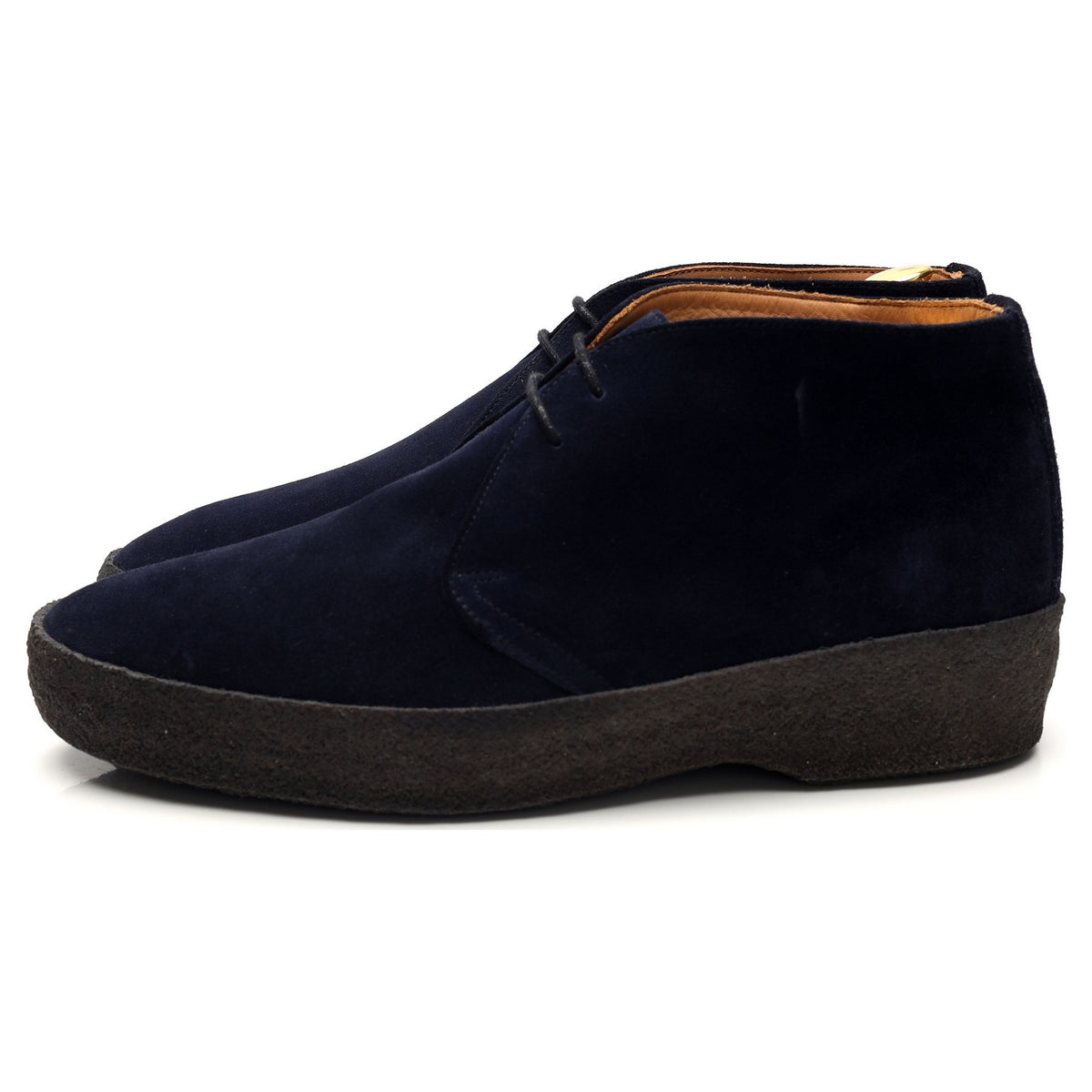 Herring &#39;Mustang&#39; Navy Blue Suede Chukka Boots UK 8.5