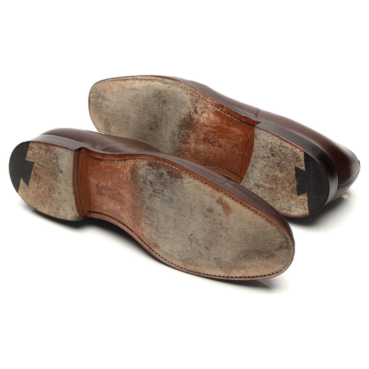 &#39;Consul&#39; Brown Leather Oxford UK 8.5 G