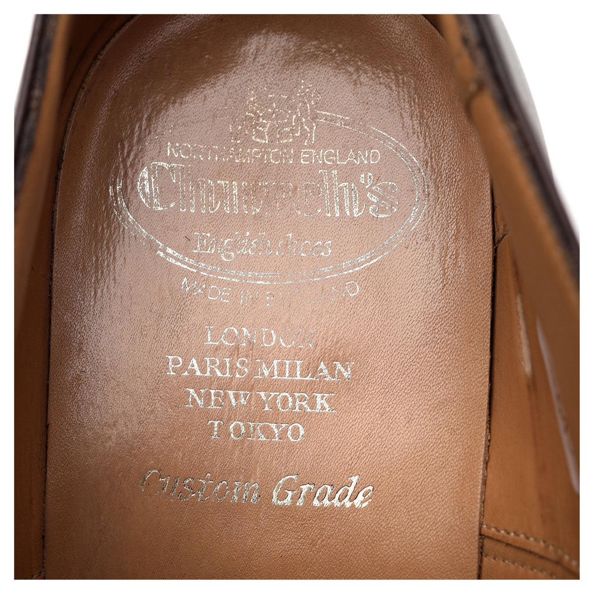 &#39;Consul&#39; Brown Leather Oxford UK 8.5 G