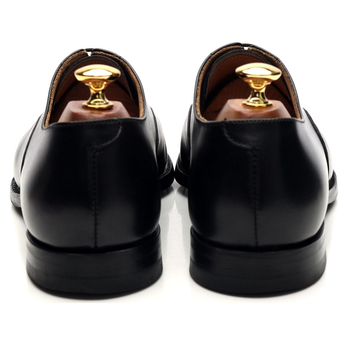 &#39;Connaught 2&#39; Black Leather Oxford UK 9 E