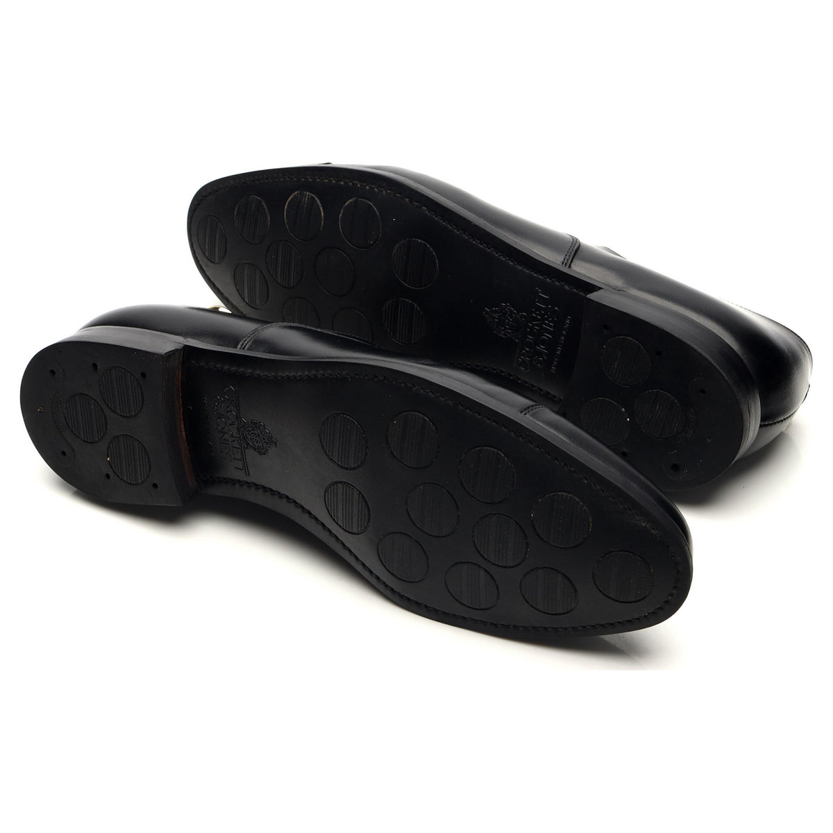&#39;Connaught 2&#39; Black Leather Oxford UK 9 E