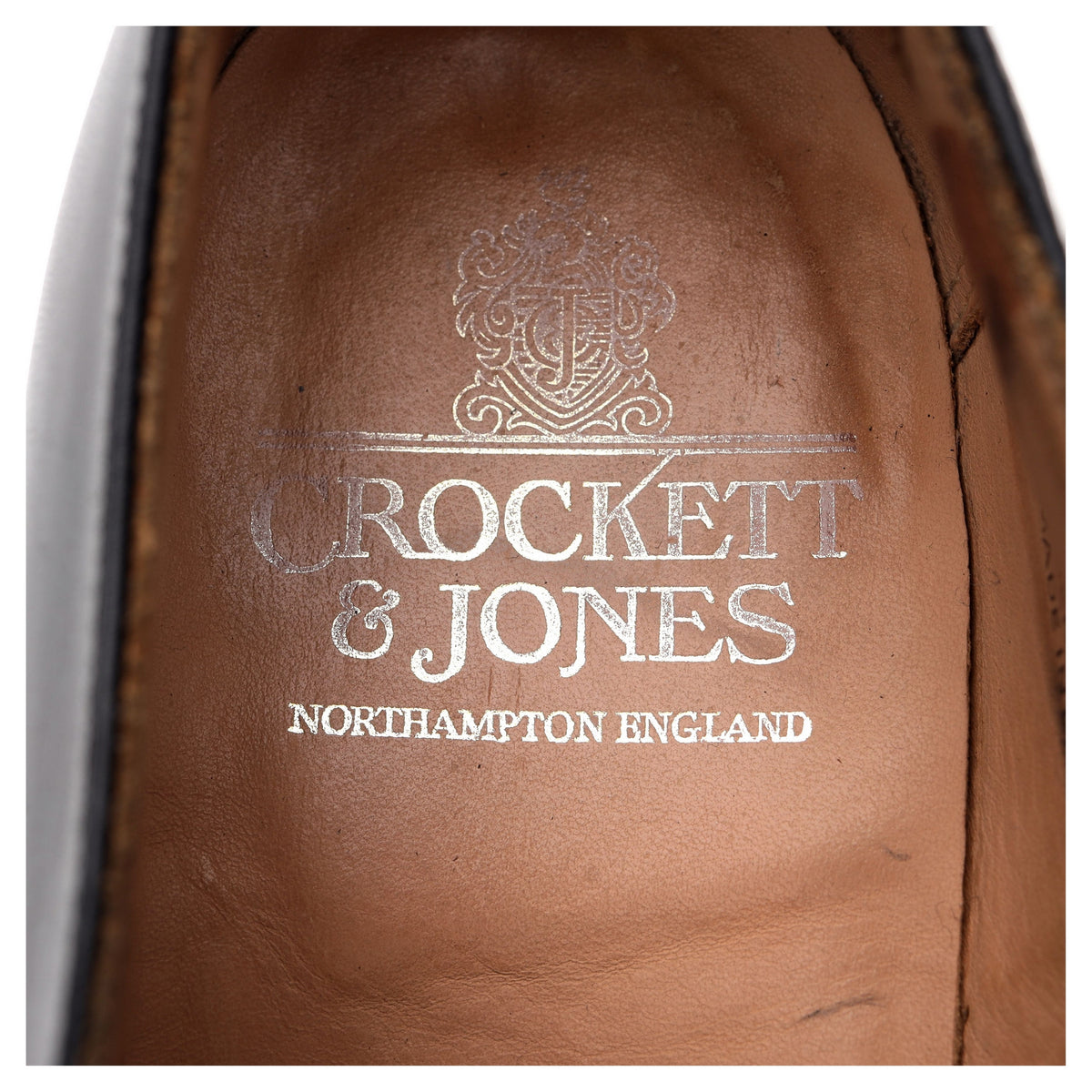 &#39;Connaught 2&#39; Black Leather Oxford UK 9 E