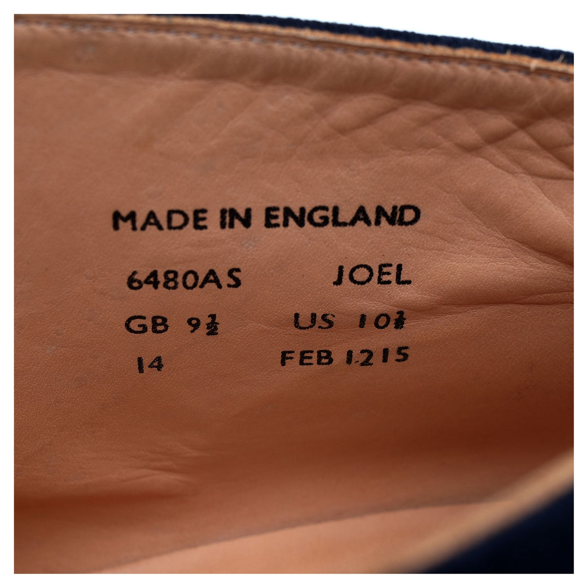 &#39;Joel&#39; Navy Blue Suede Chukka Boots UK 9.5 F