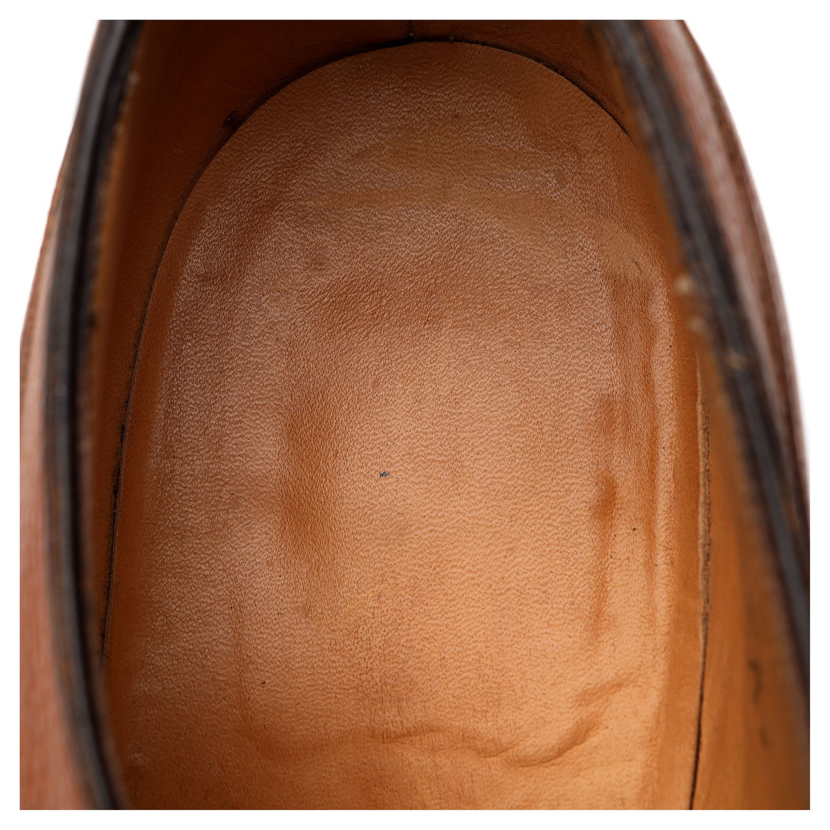 &#39;Dover&#39; Tan Brown Leather Split Toe Derby UK 11.5 D