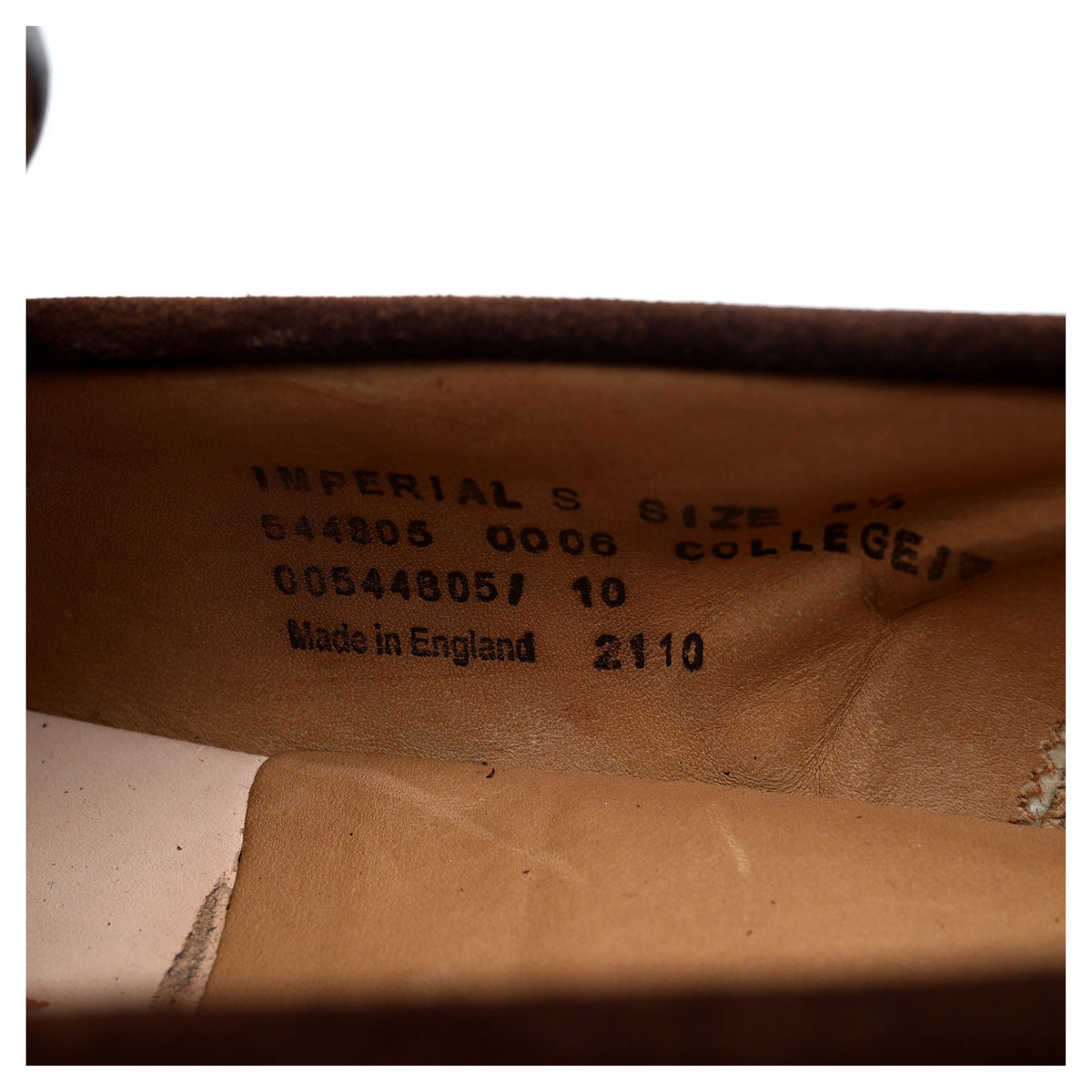&#39;Imperial&#39; Brown Suede Loafers UK 8.5 F