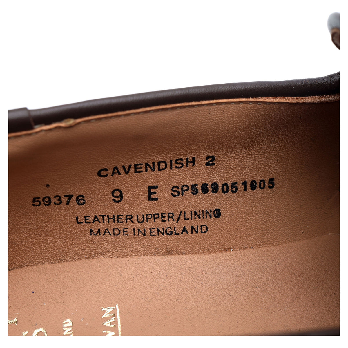 &#39;Cavendish 2&#39; Dark Brown Cordovan Leather Tassel Loafers UK 9 E