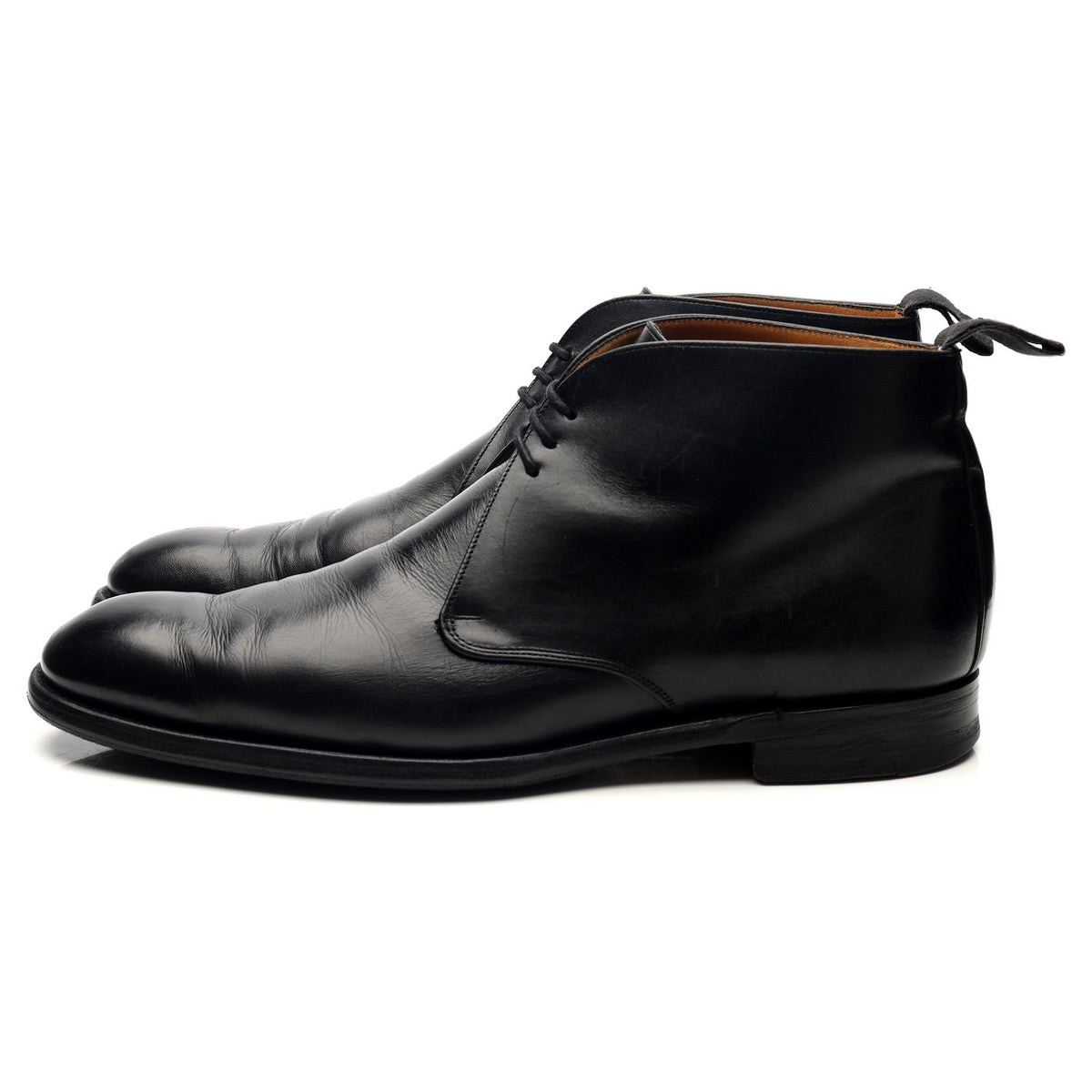 &#39;Jackie II&#39; Black Leather Chukka Boots UK 8 F