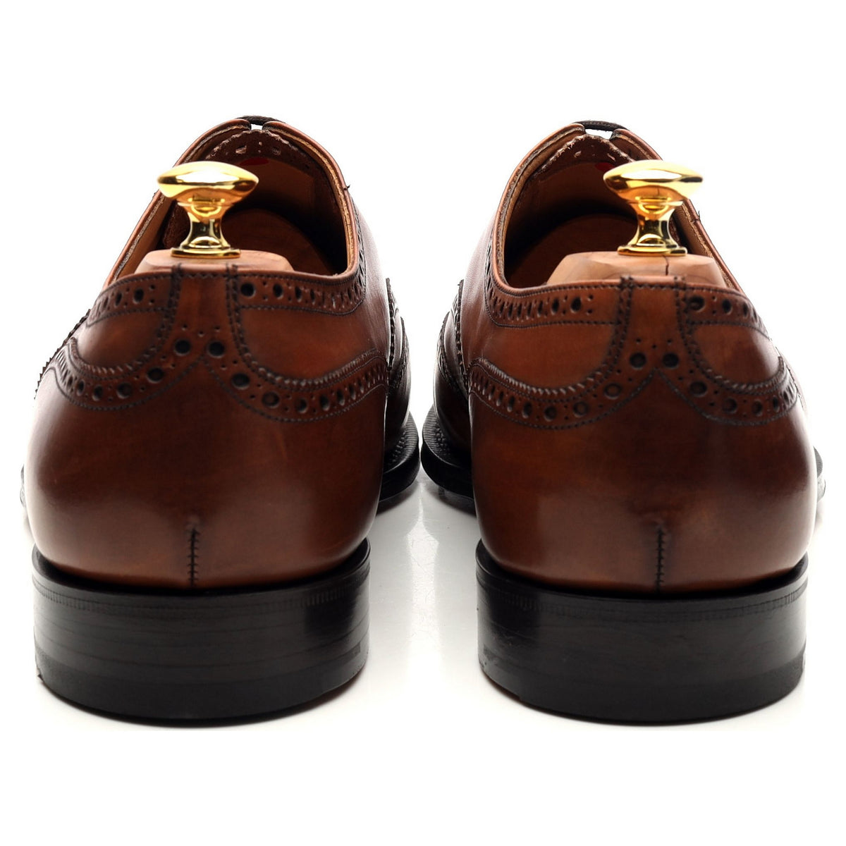 &#39;Chetwynd&#39; Tan Brown Leather Brogues UK 11.5 G