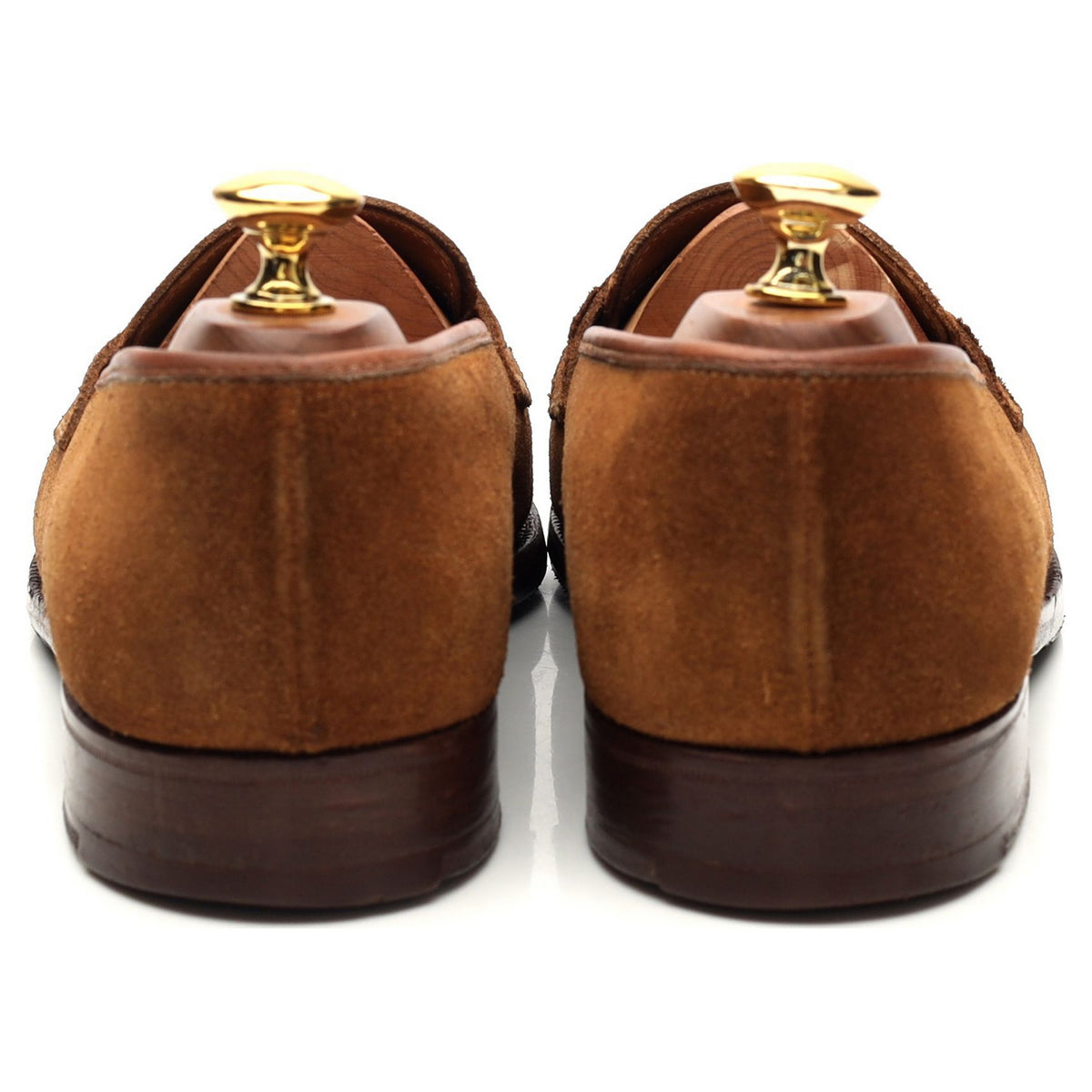 Shipton &amp; Heneage &#39;Eaton&#39; Snuff Brown Suede Loafers UK 6.5 EX