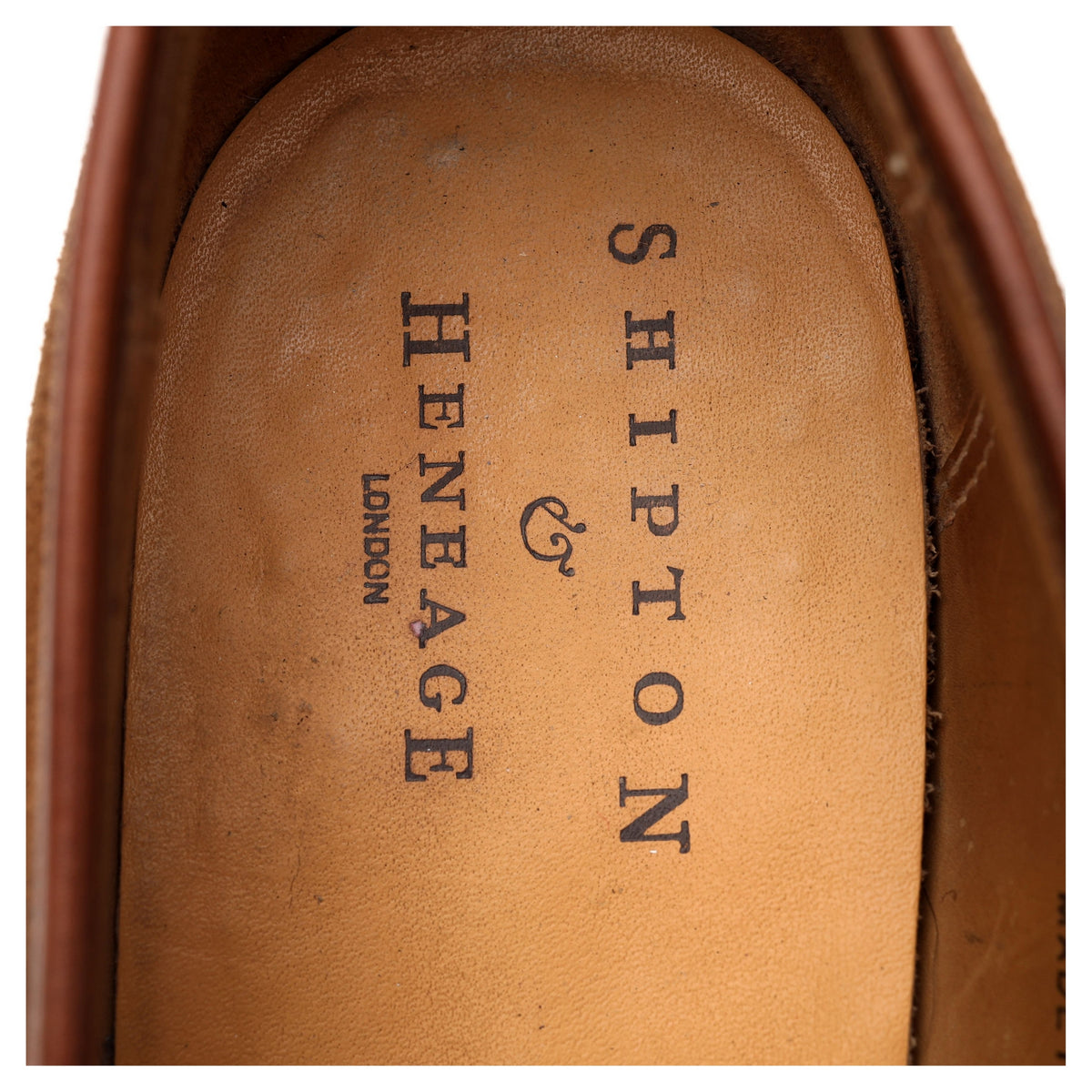 Shipton &amp; Heneage &#39;Eaton&#39; Snuff Brown Suede Loafers UK 6.5 EX