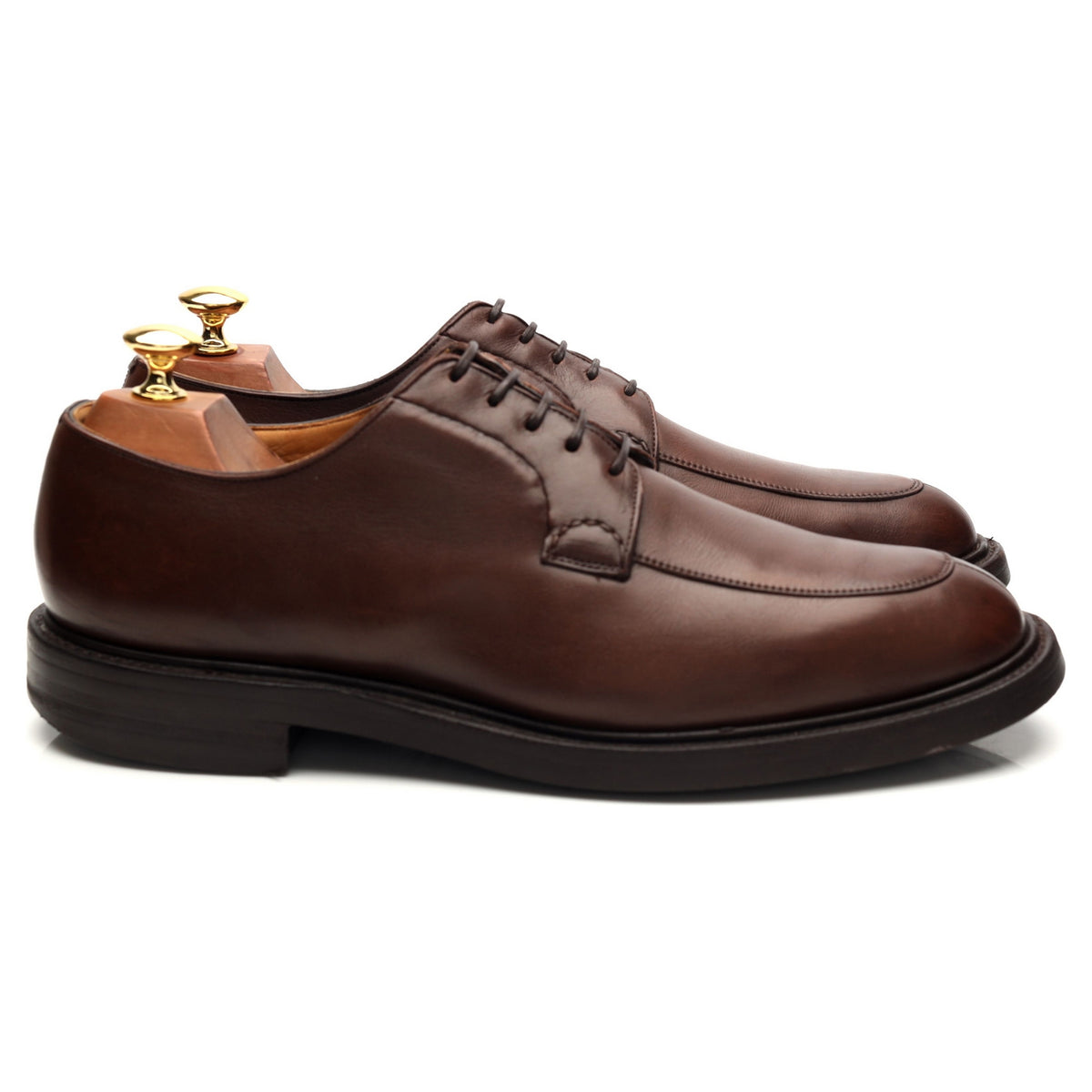 &#39;Redding&#39; Brown Leather Split Toe Derby UK 8 F