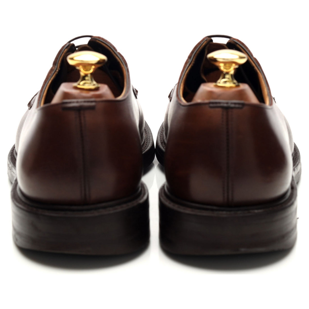 &#39;Redding&#39; Brown Leather Split Toe Derby UK 8 F