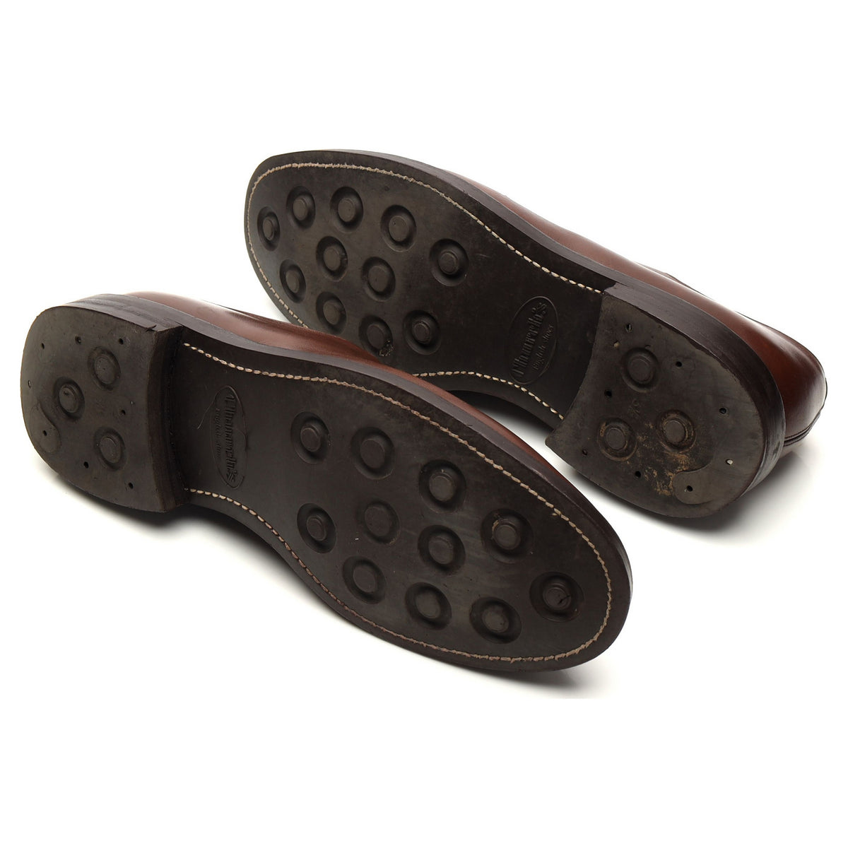 &#39;Redding&#39; Brown Leather Split Toe Derby UK 8 F